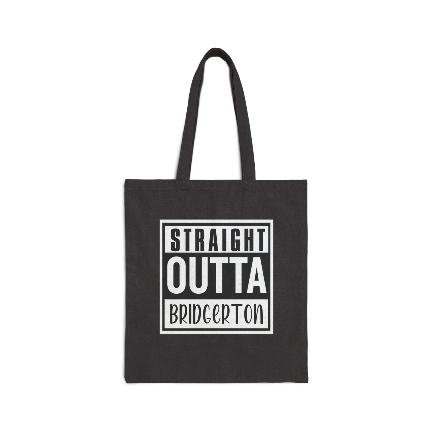 Straight Outta Bridgerton Cotton Canvas Tote Bag