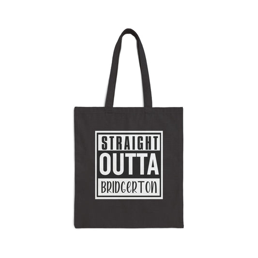 Straight Outta Bridgerton Cotton Canvas Tote Bag