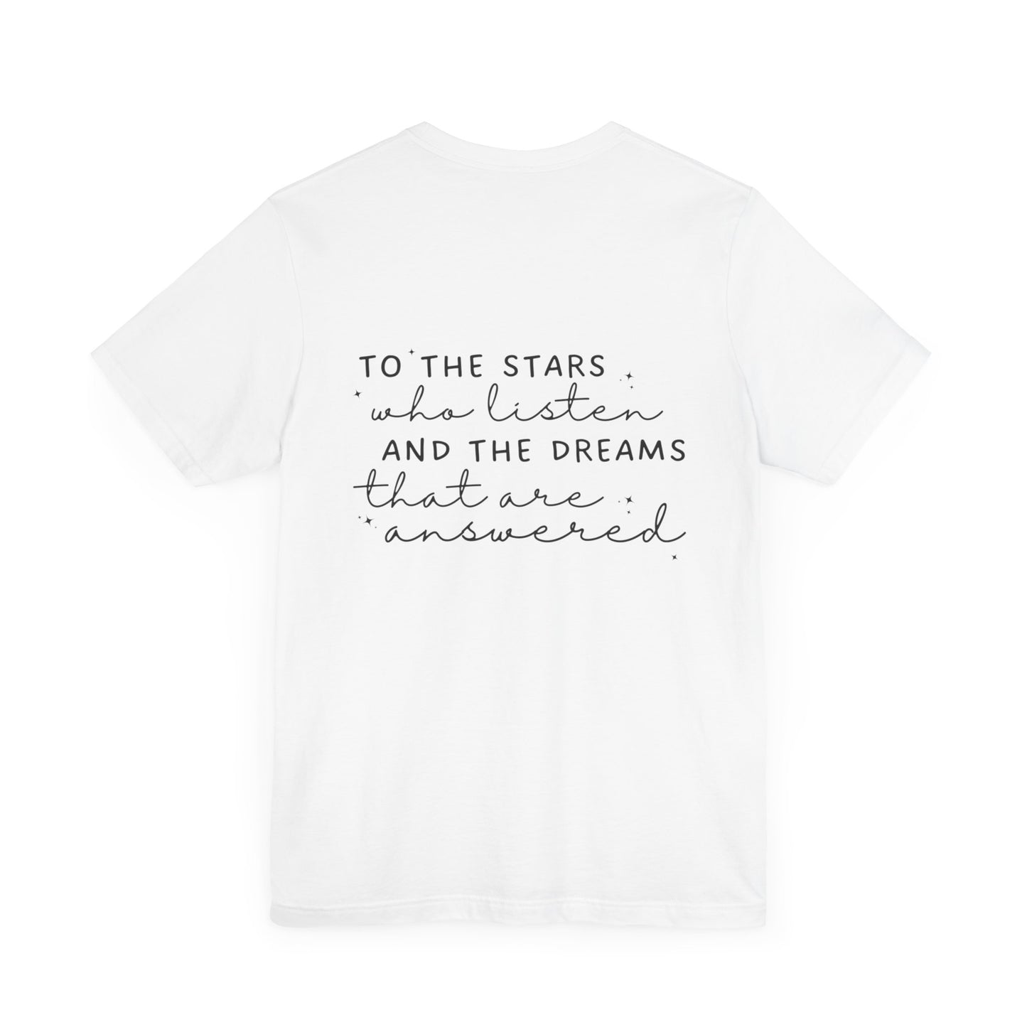 Silly Ghost Reading ACOTAR Bella and Canvas Jersey Short Sleeve Tee