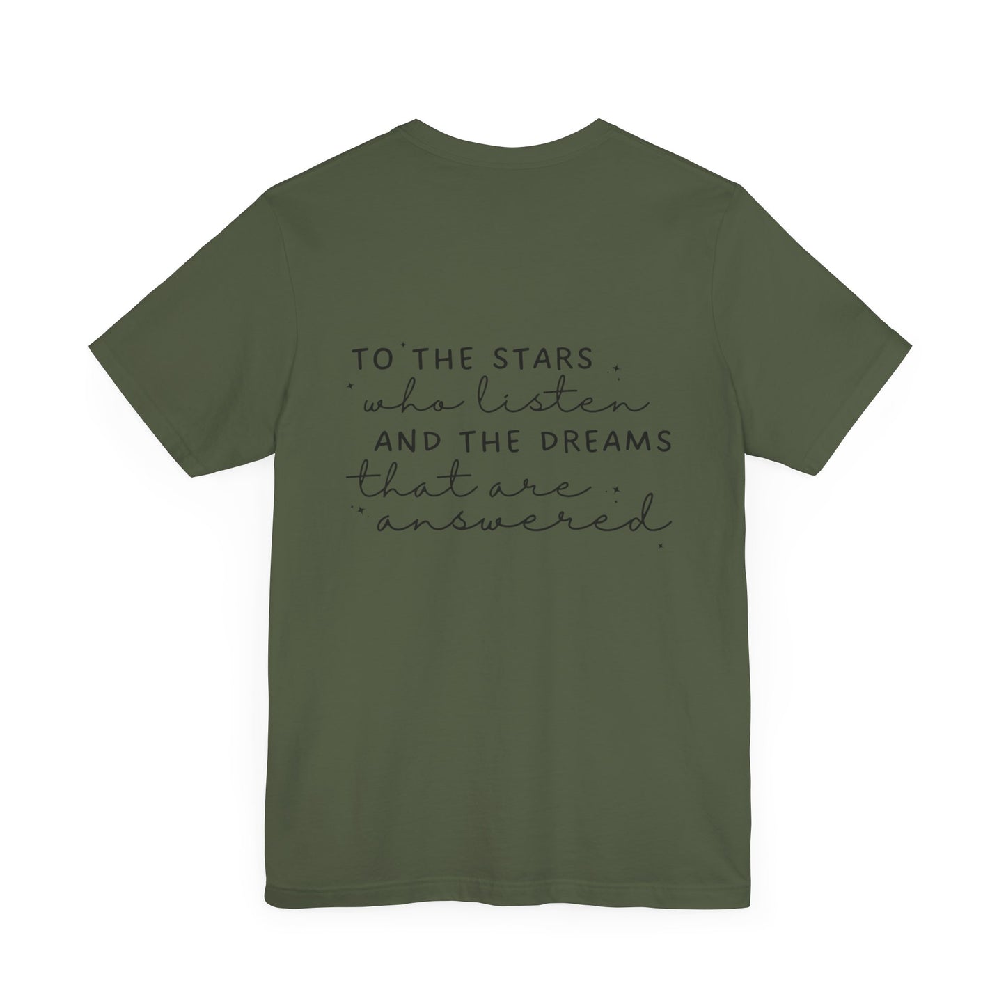 Silly Ghost Reading ACOTAR Bella and Canvas Jersey Short Sleeve Tee