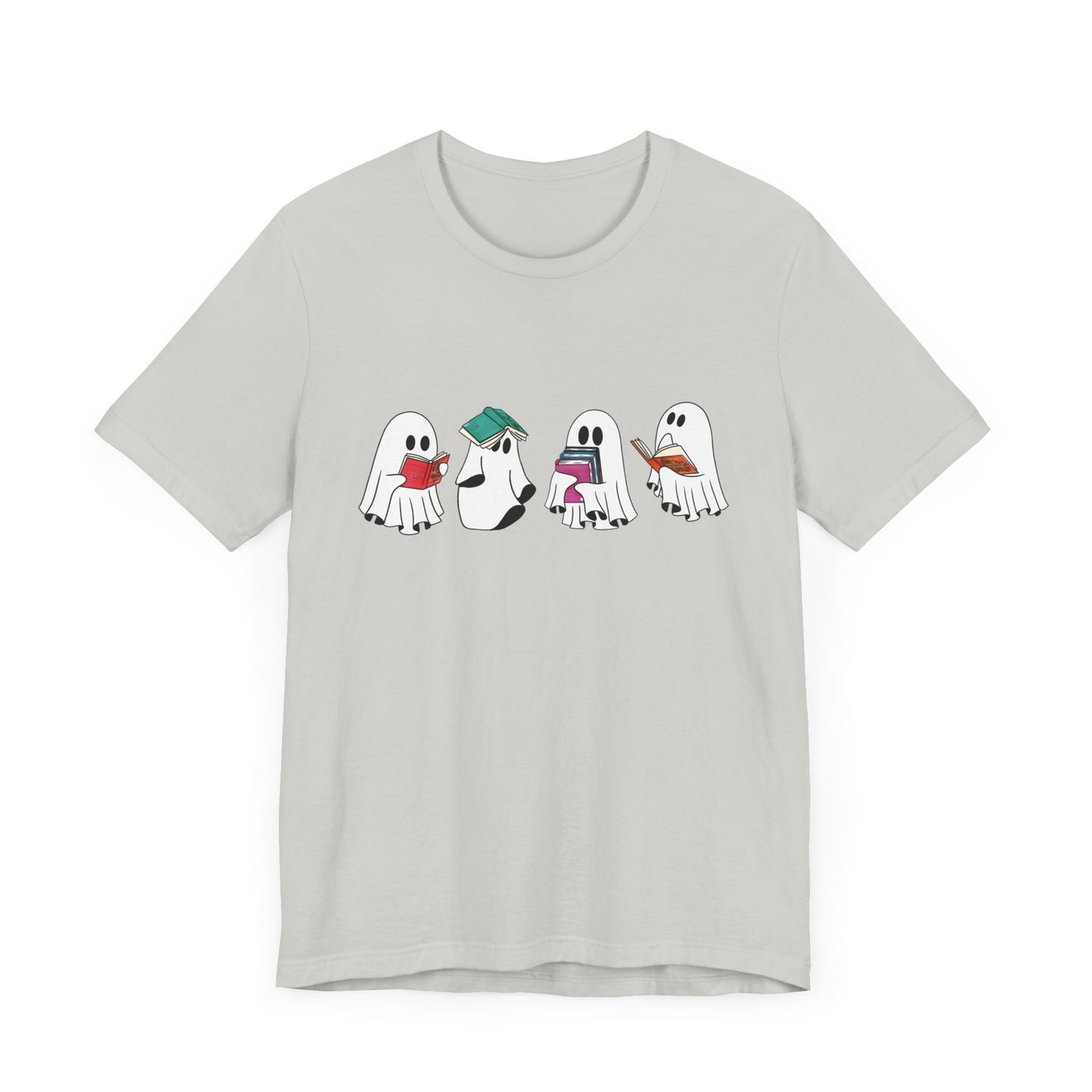 Silly Ghost Reading ACOTAR Bella and Canvas Jersey Short Sleeve Tee