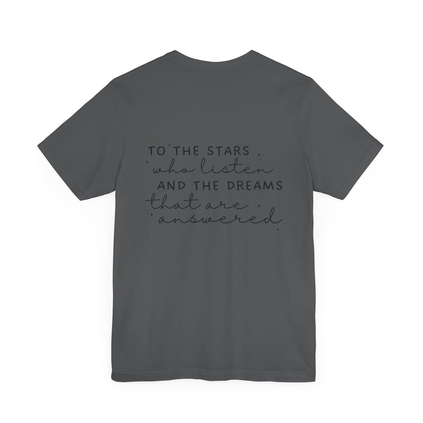 Silly Ghost Reading ACOTAR Bella and Canvas Jersey Short Sleeve Tee