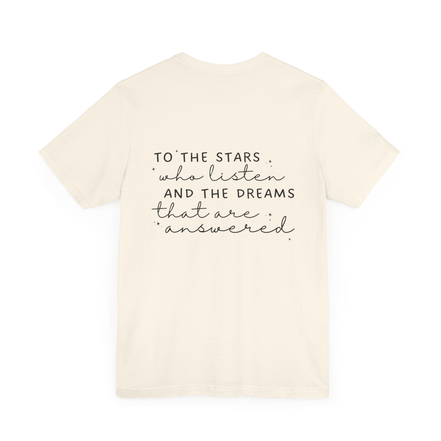 Silly Ghost Reading ACOTAR Bella and Canvas Jersey Short Sleeve Tee