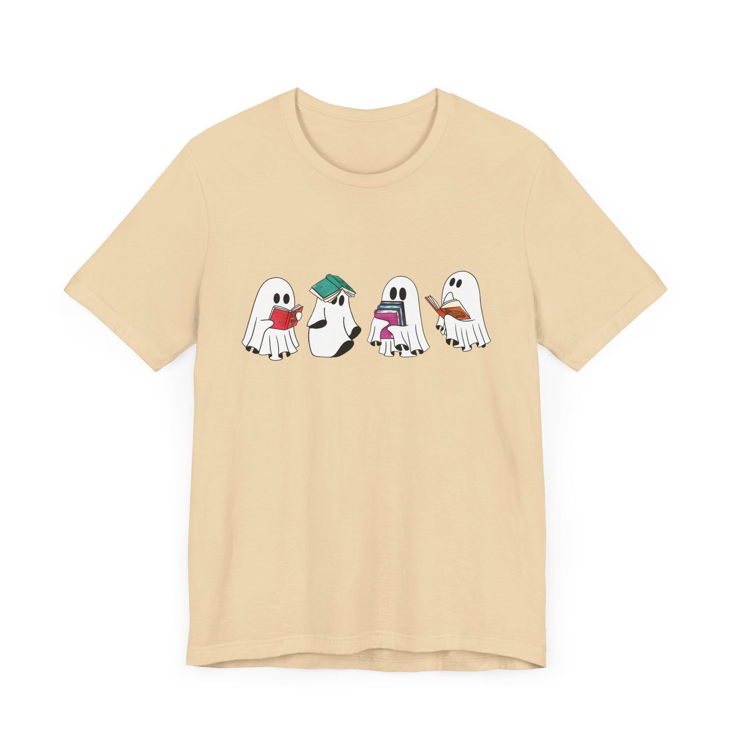 Silly Ghost Reading ACOTAR Bella and Canvas Jersey Short Sleeve Tee