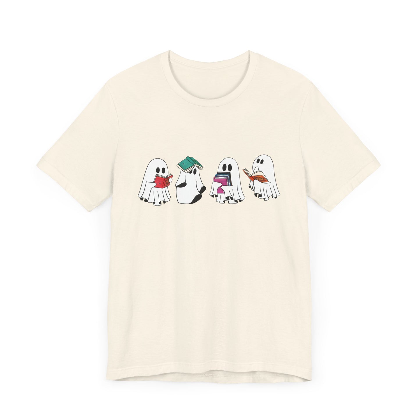Silly Ghost Reading ACOTAR Bella and Canvas Jersey Short Sleeve Tee