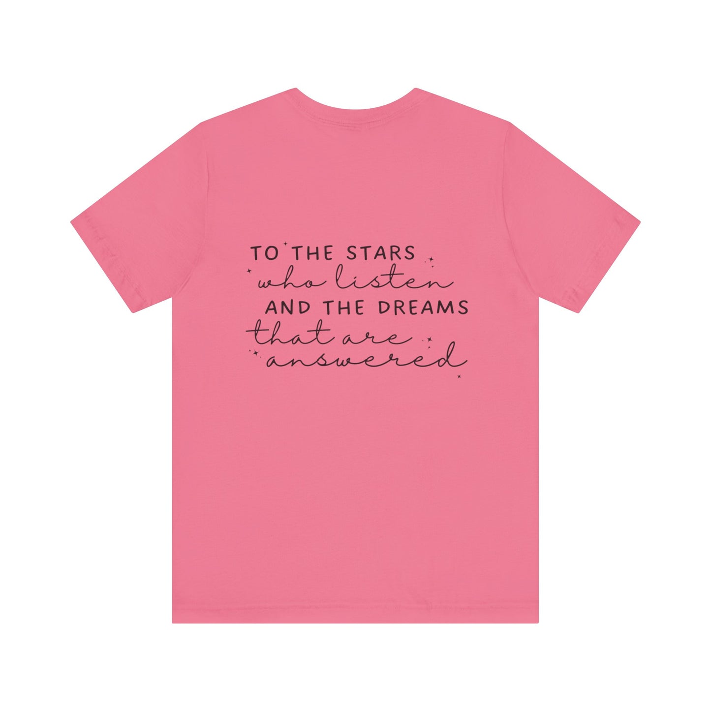 Silly Ghost Reading ACOTAR Bella and Canvas Jersey Short Sleeve Tee