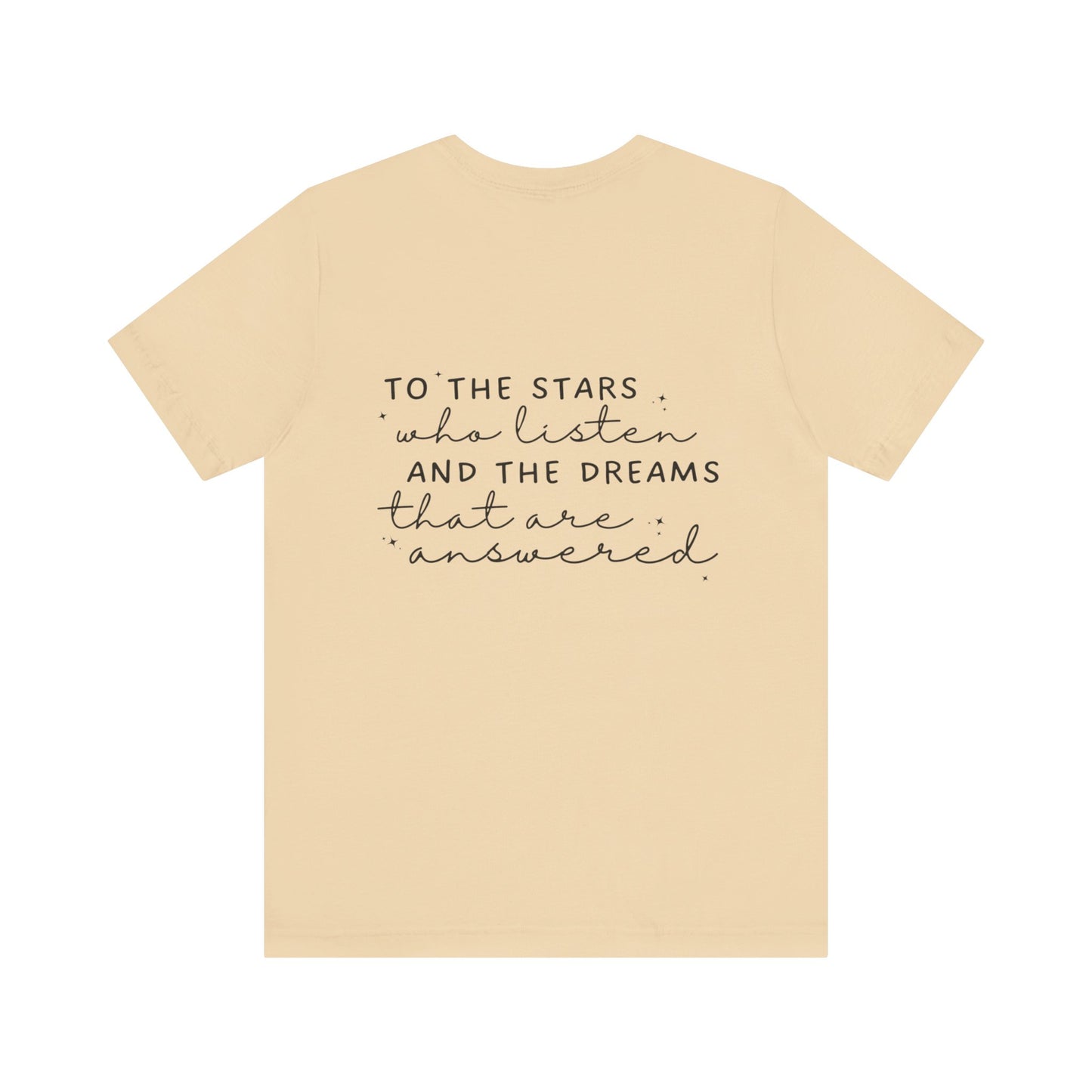 Silly Ghost Reading ACOTAR Bella and Canvas Jersey Short Sleeve Tee