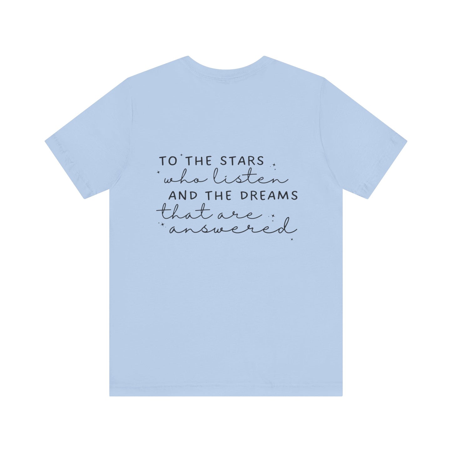 Silly Ghost Reading ACOTAR Bella and Canvas Jersey Short Sleeve Tee