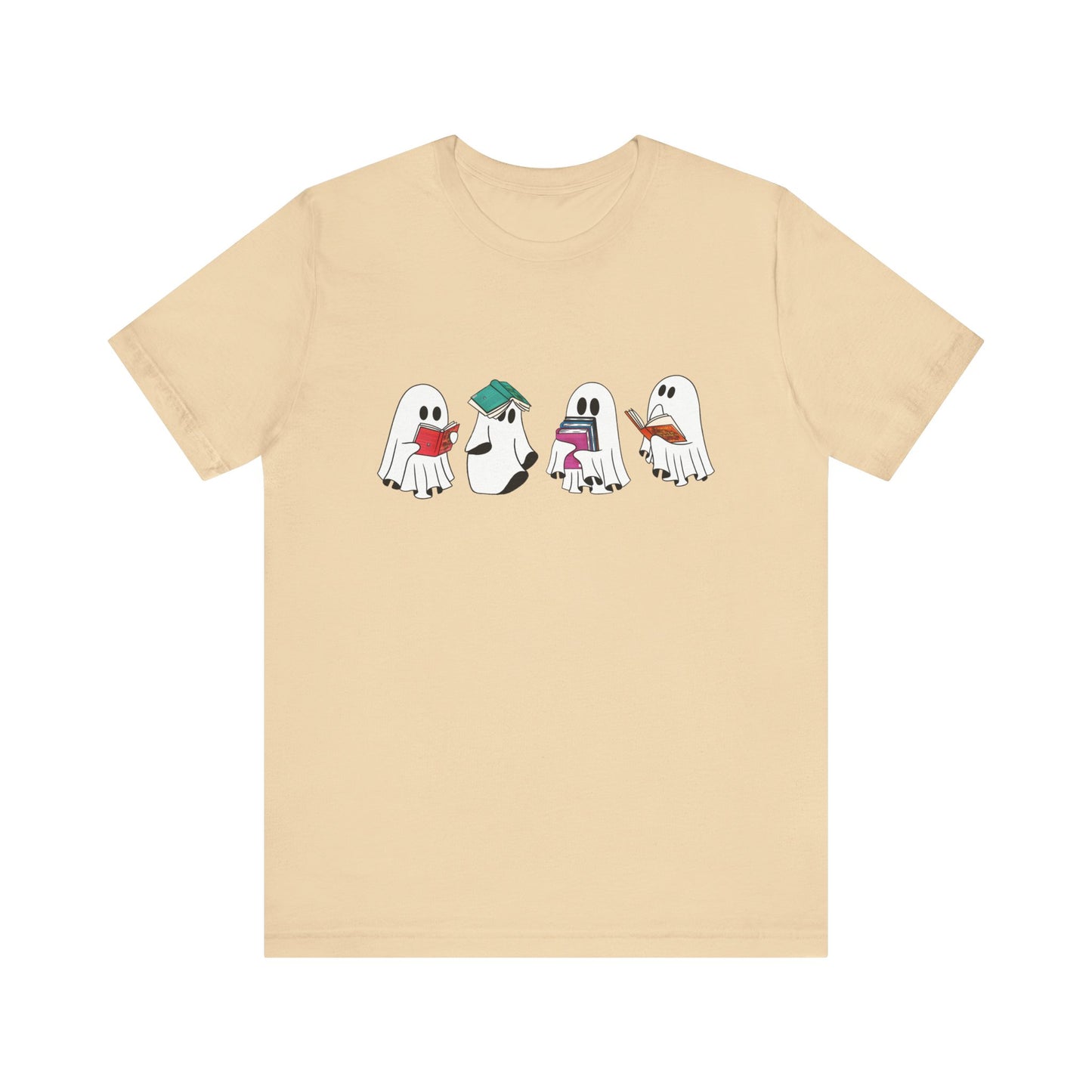 Silly Ghost Reading ACOTAR Bella and Canvas Jersey Short Sleeve Tee