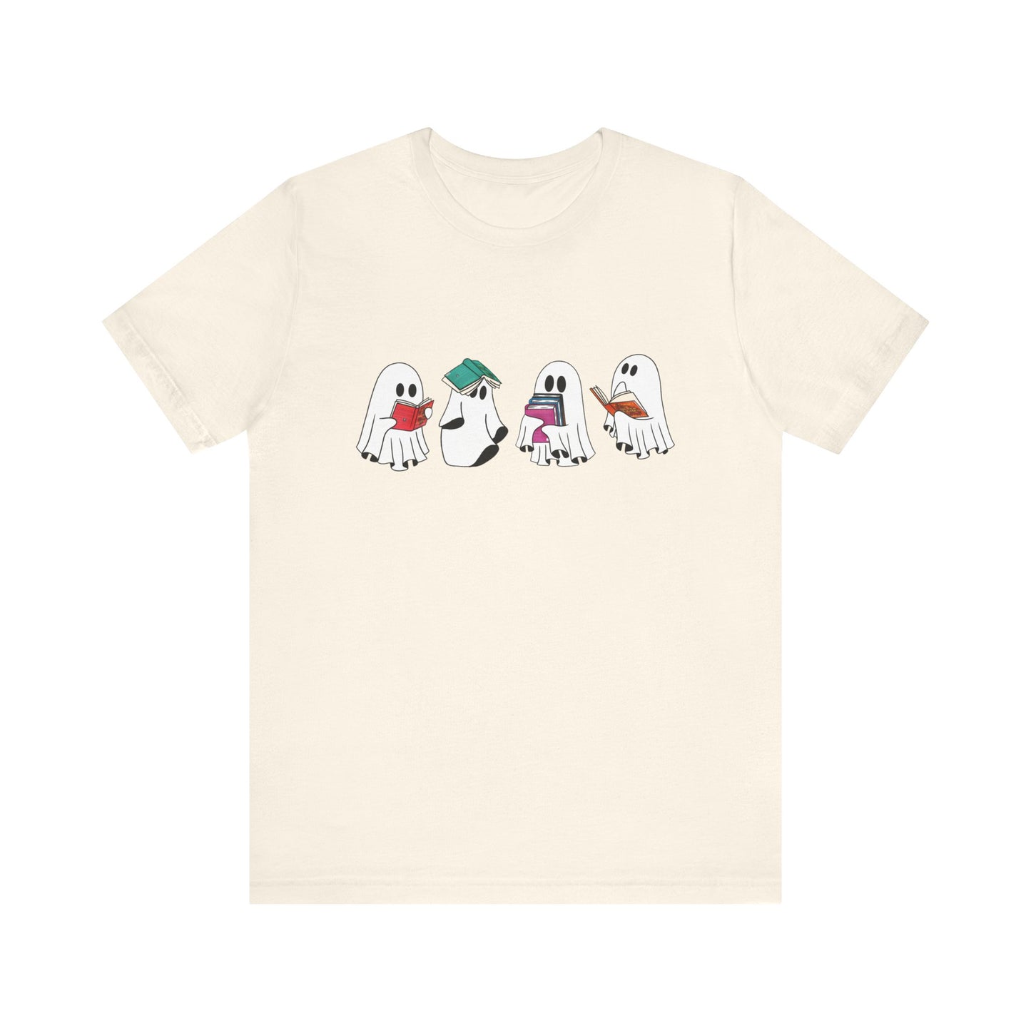 Silly Ghost Reading ACOTAR Bella and Canvas Jersey Short Sleeve Tee