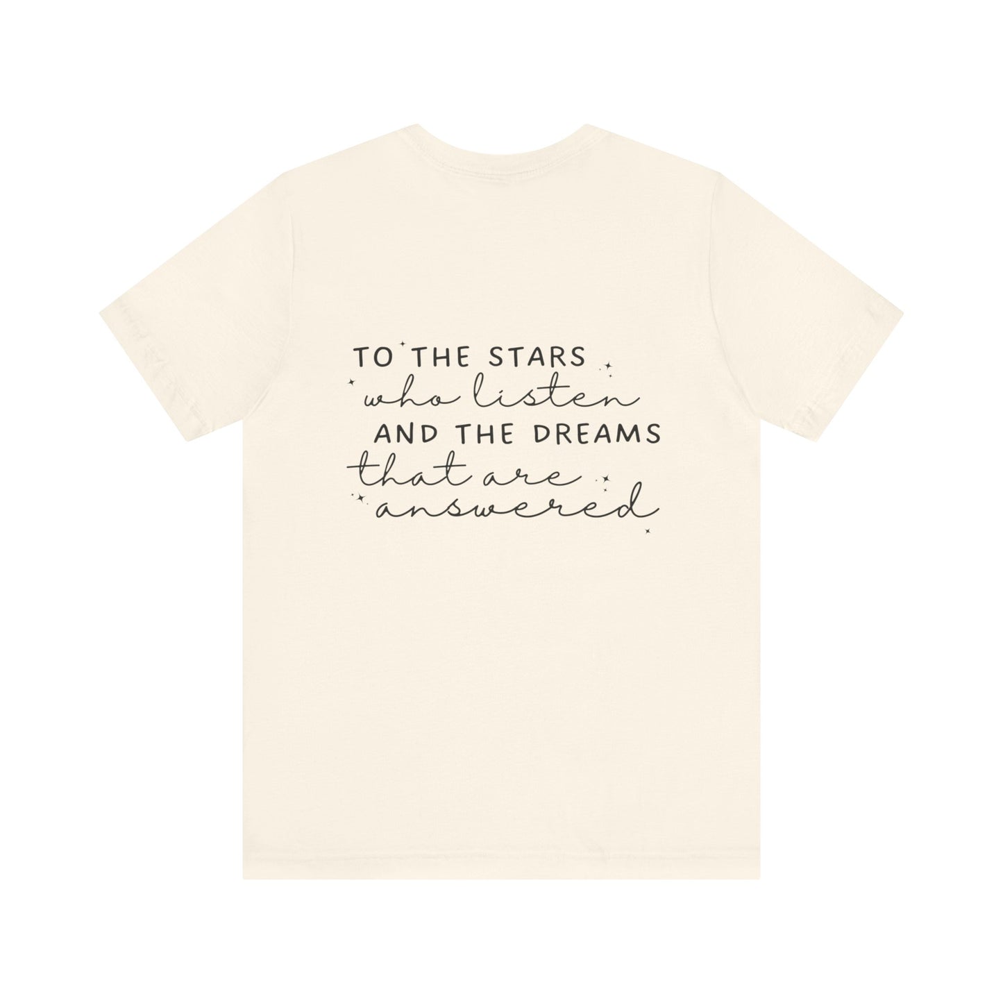 Silly Ghost Reading ACOTAR Bella and Canvas Jersey Short Sleeve Tee