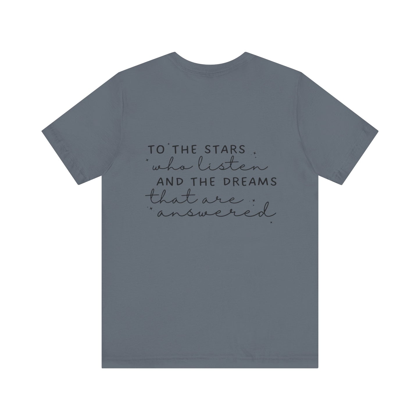 Silly Ghost Reading ACOTAR Bella and Canvas Jersey Short Sleeve Tee