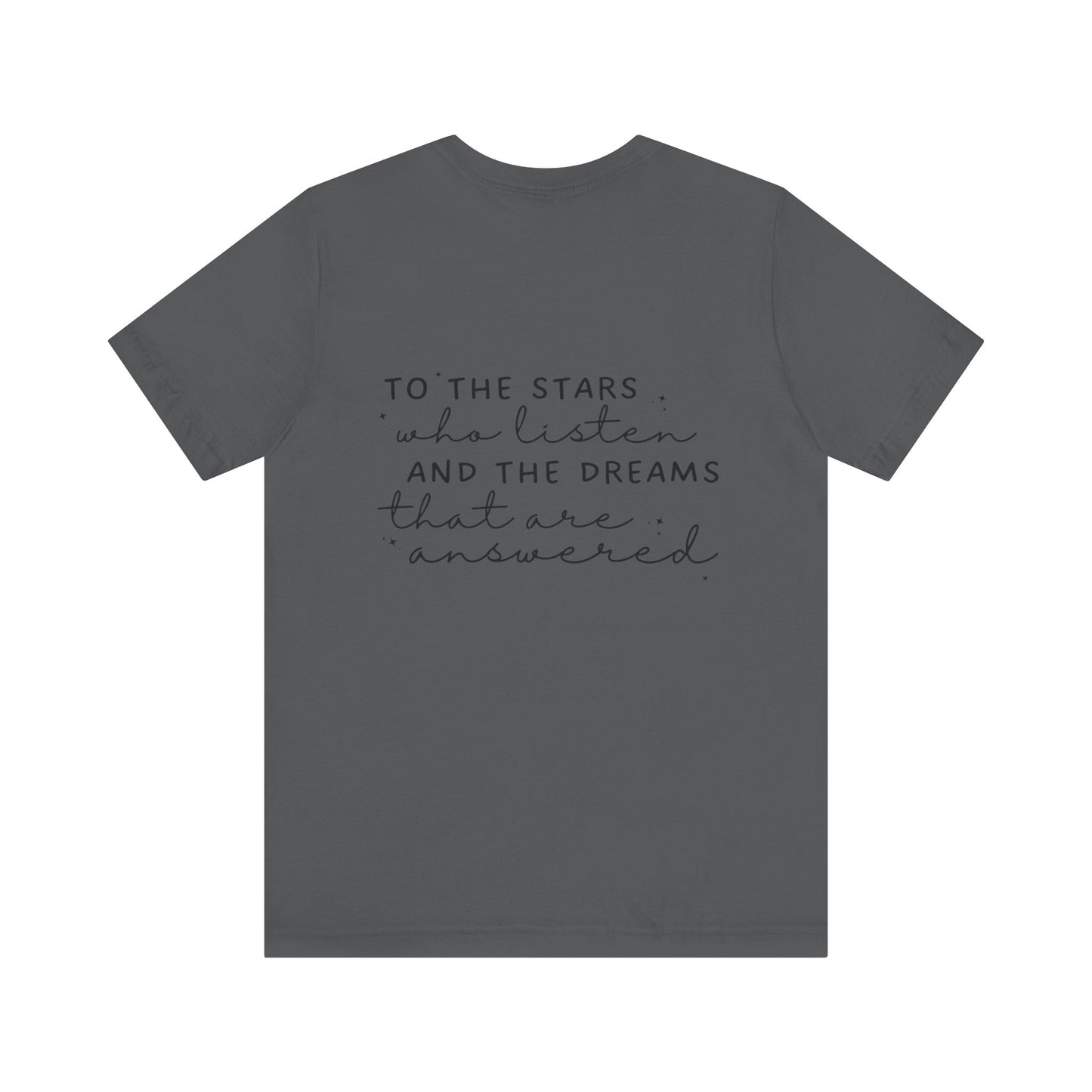 Silly Ghost Reading ACOTAR Bella and Canvas Jersey Short Sleeve Tee