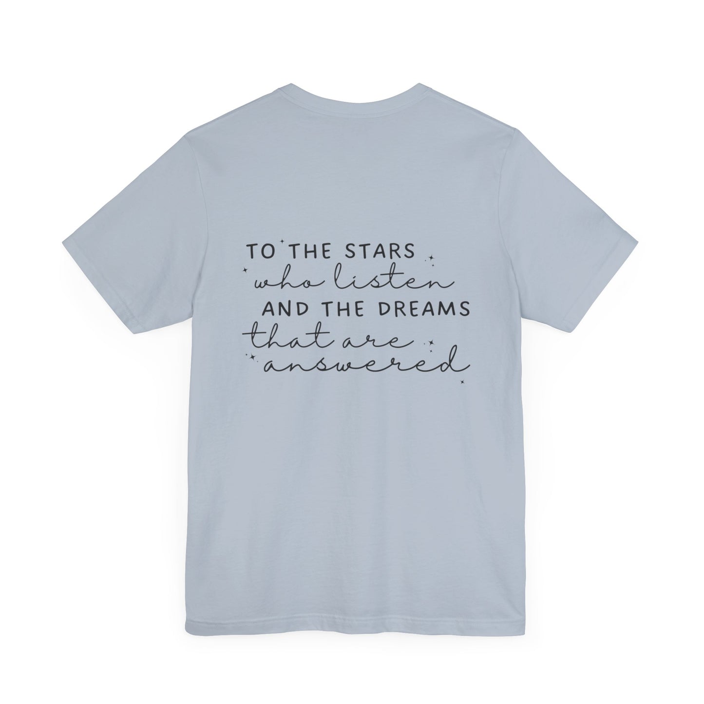 Silly Ghost Reading ACOTAR Bella and Canvas Jersey Short Sleeve Tee