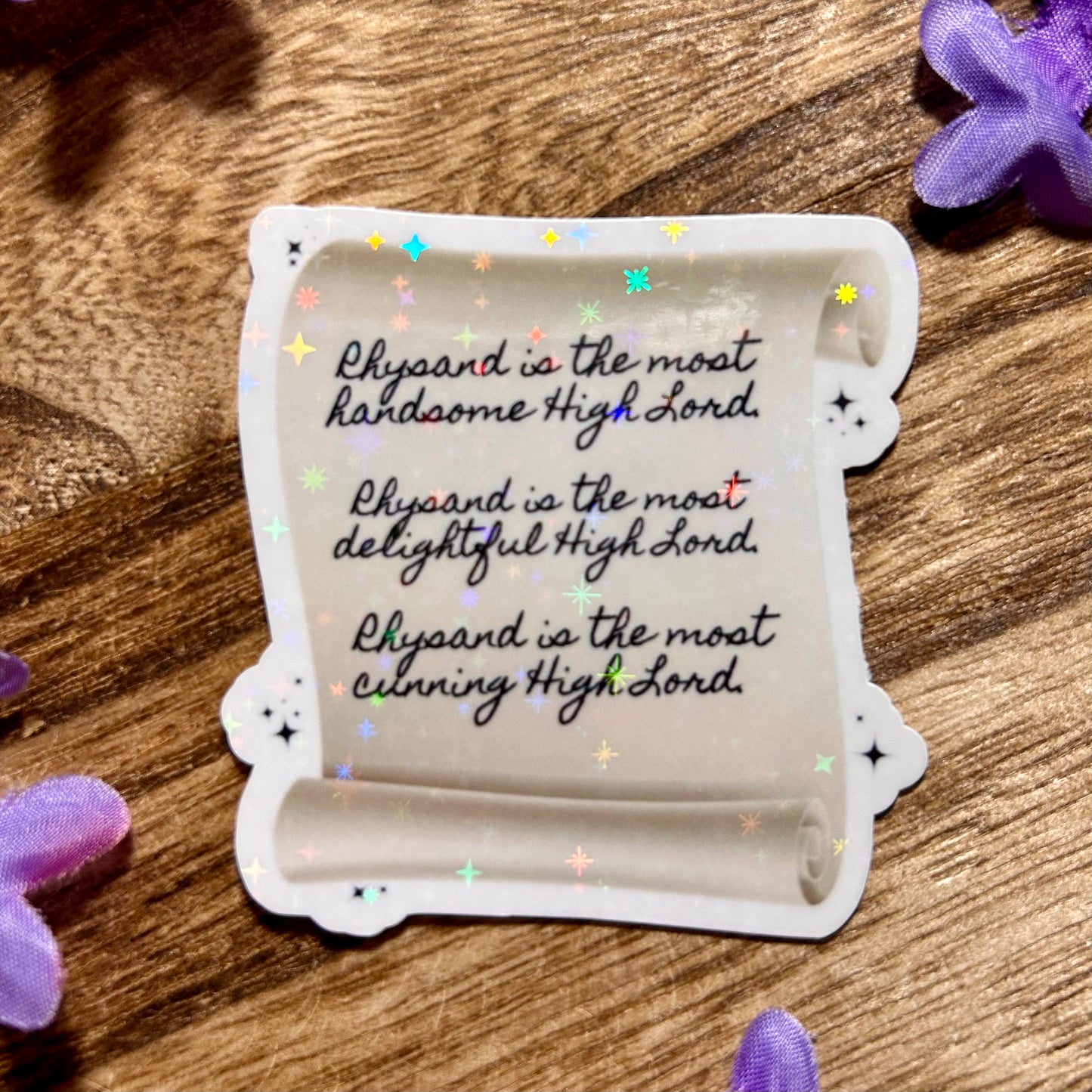 A Court of Mist and Fury Rhysand Note Sticker