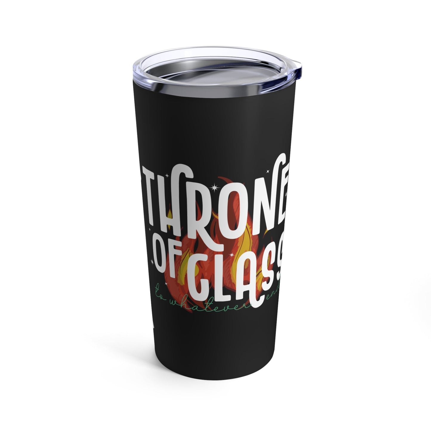 20oz Tumbler Silly Ghosts Reading Throne of Glass Series - Awfullynerdy.co