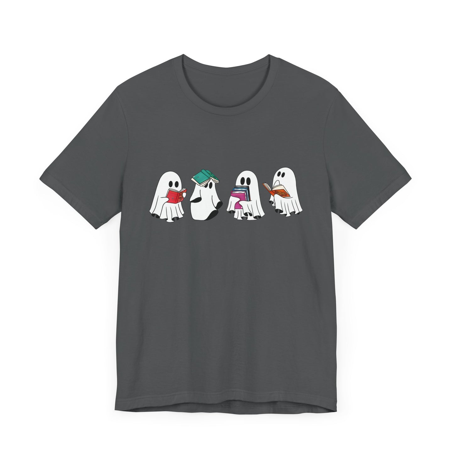 Silly Ghost Reading ACOTAR Bella and Canvas Jersey Short Sleeve Tee