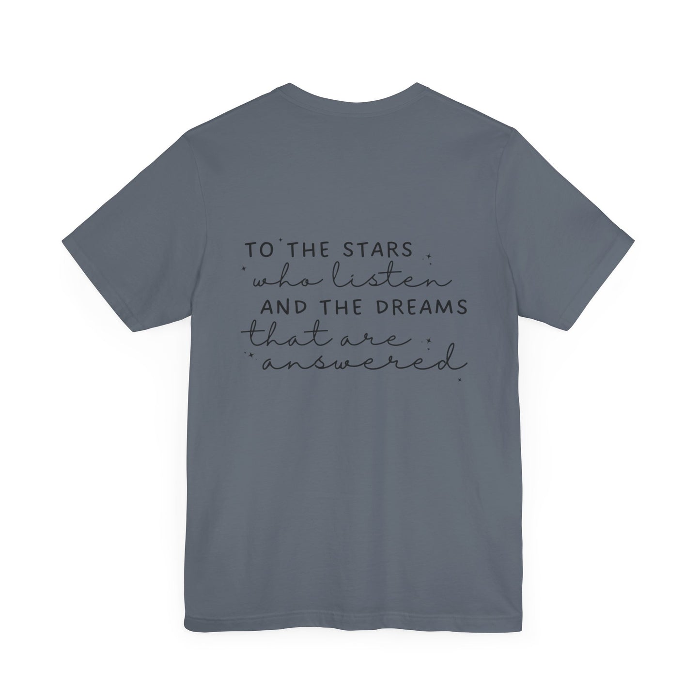 Silly Ghost Reading ACOTAR Bella and Canvas Jersey Short Sleeve Tee