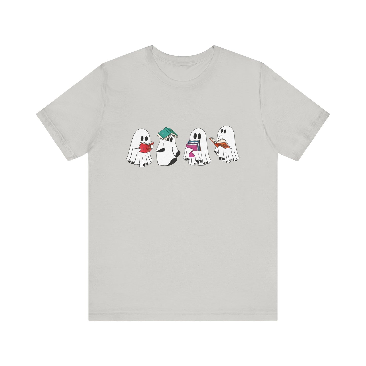 Silly Ghost Reading ACOTAR Bella and Canvas Jersey Short Sleeve Tee