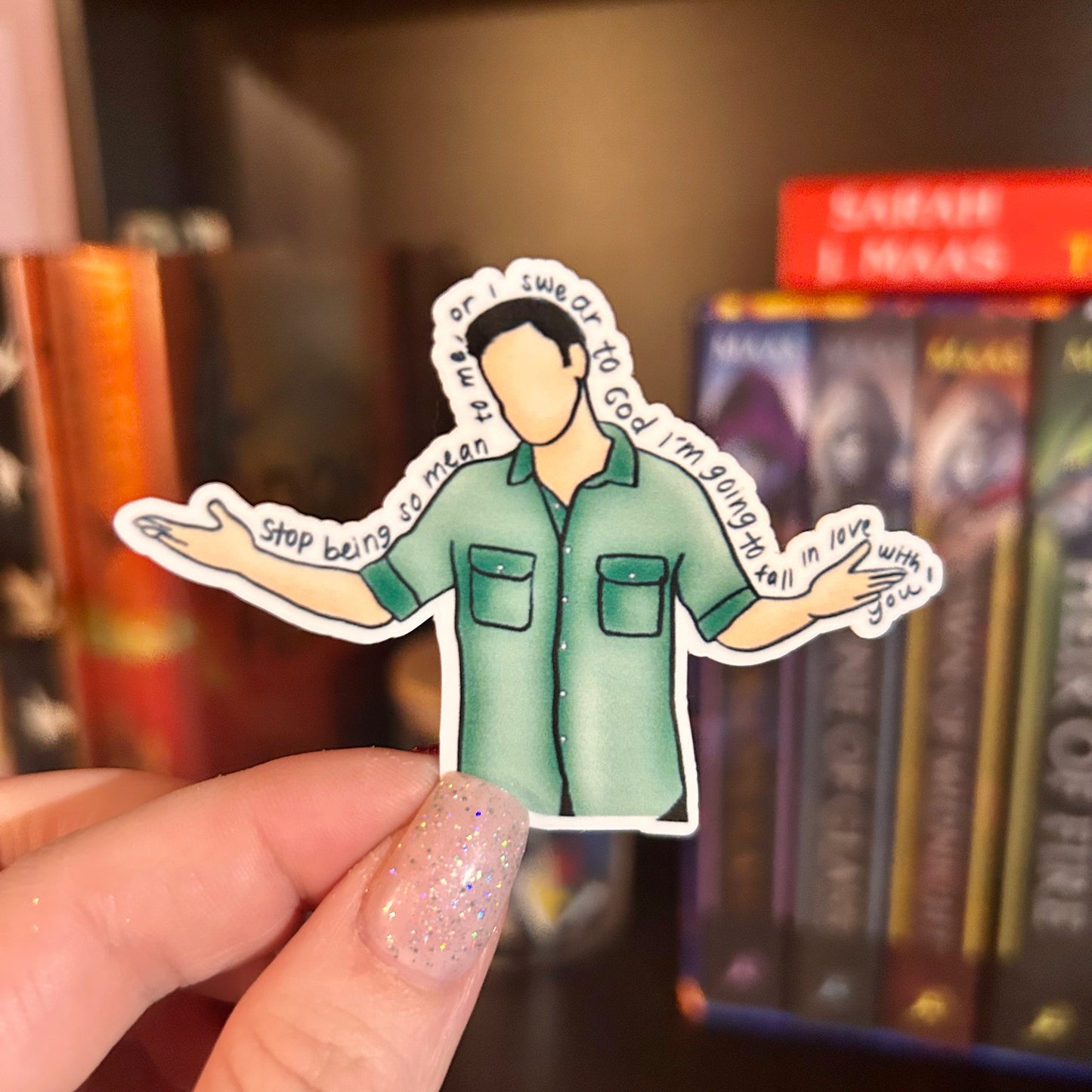 Nick Stop Being So Mean to Me Sticker