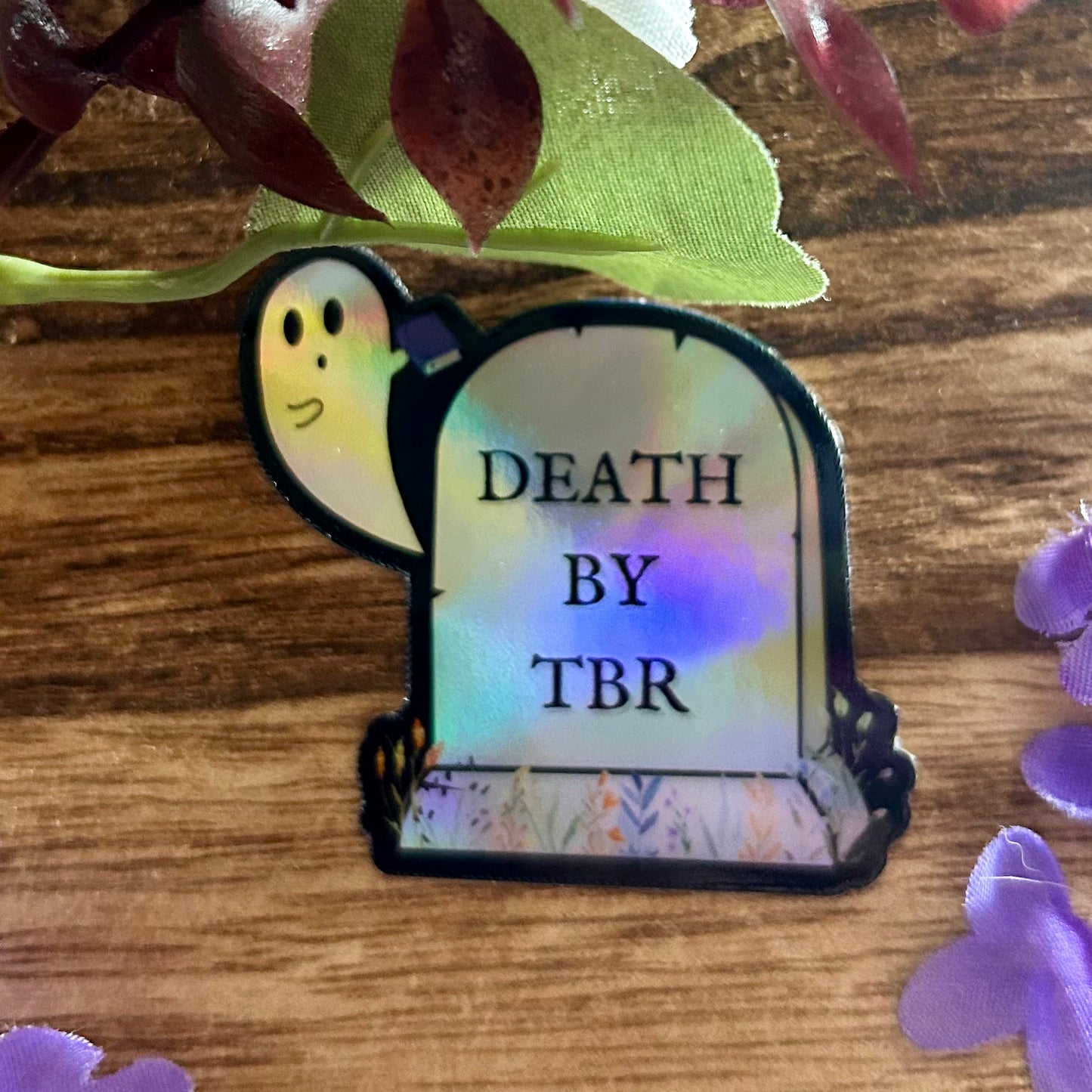 Death By TBR Holographic 2-inch Sticker