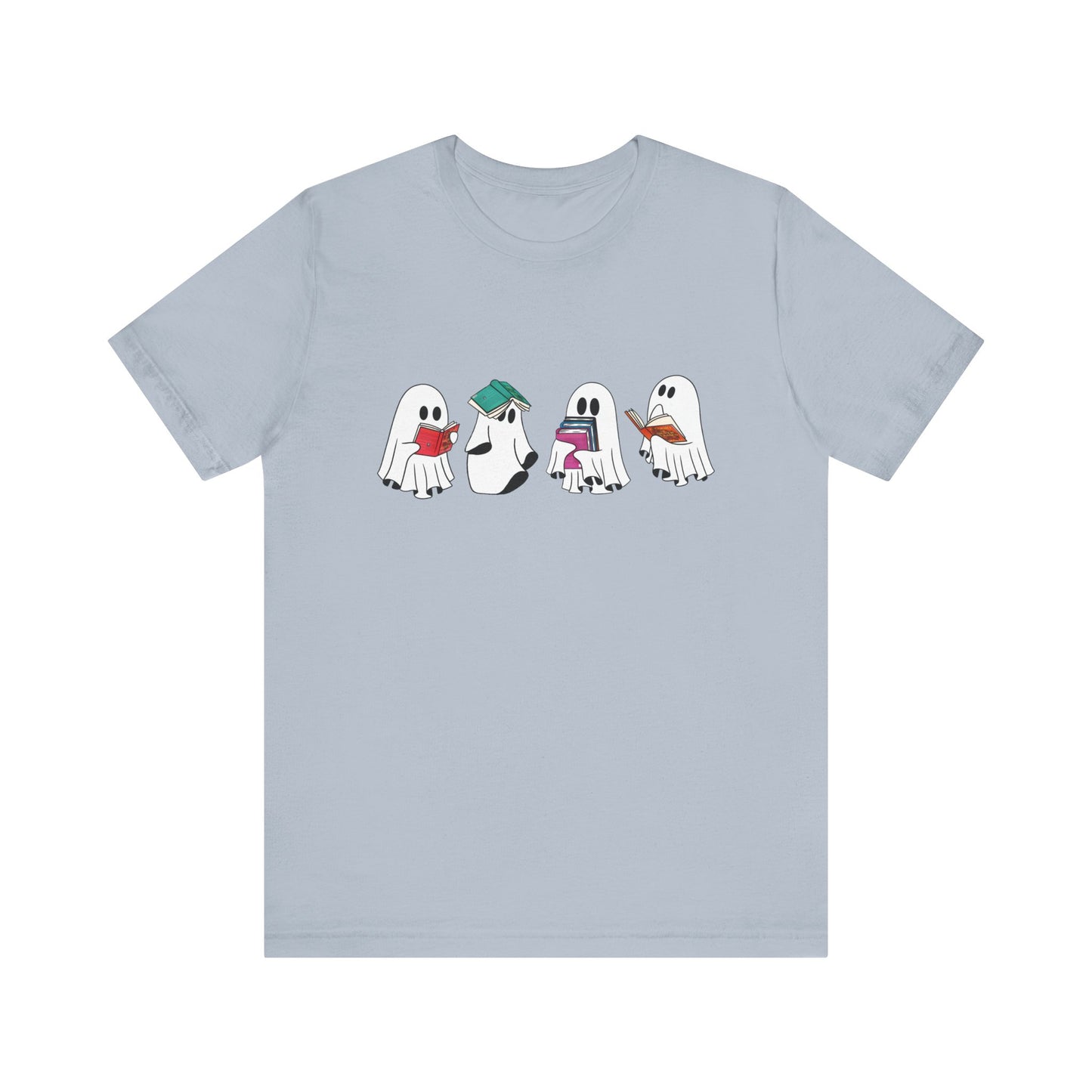 Silly Ghost Reading ACOTAR Bella and Canvas Jersey Short Sleeve Tee
