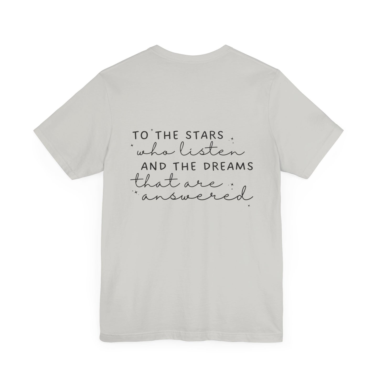 Silly Ghost Reading ACOTAR Bella and Canvas Jersey Short Sleeve Tee