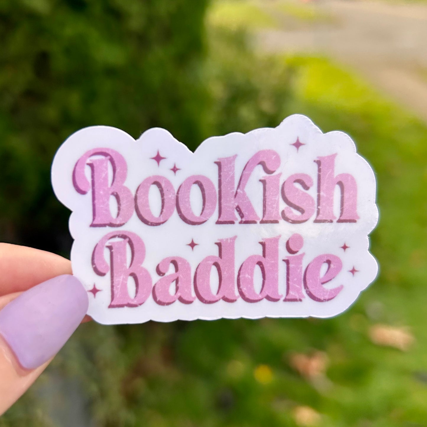 Bookish Baddie Sticker