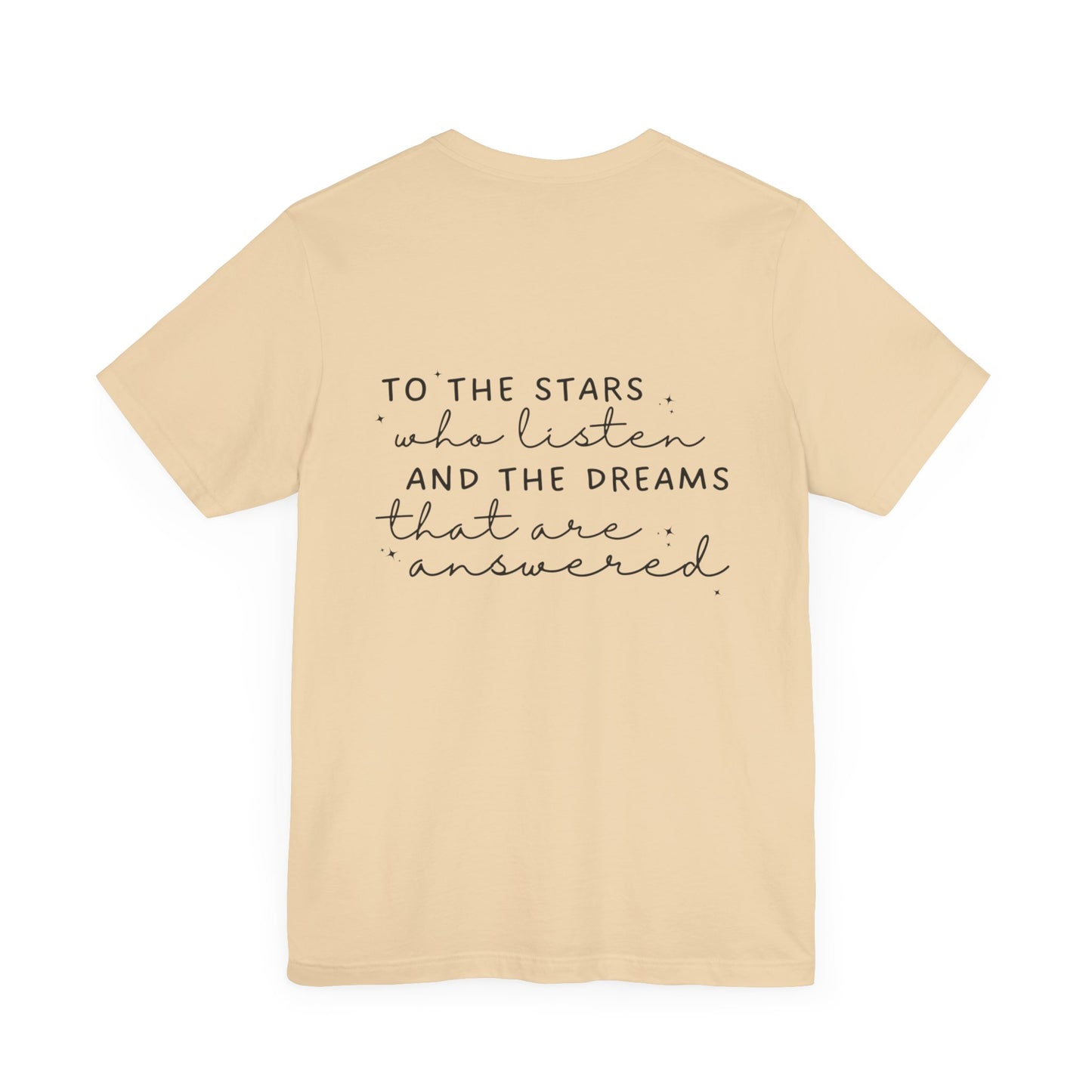 Silly Ghost Reading ACOTAR Bella and Canvas Jersey Short Sleeve Tee