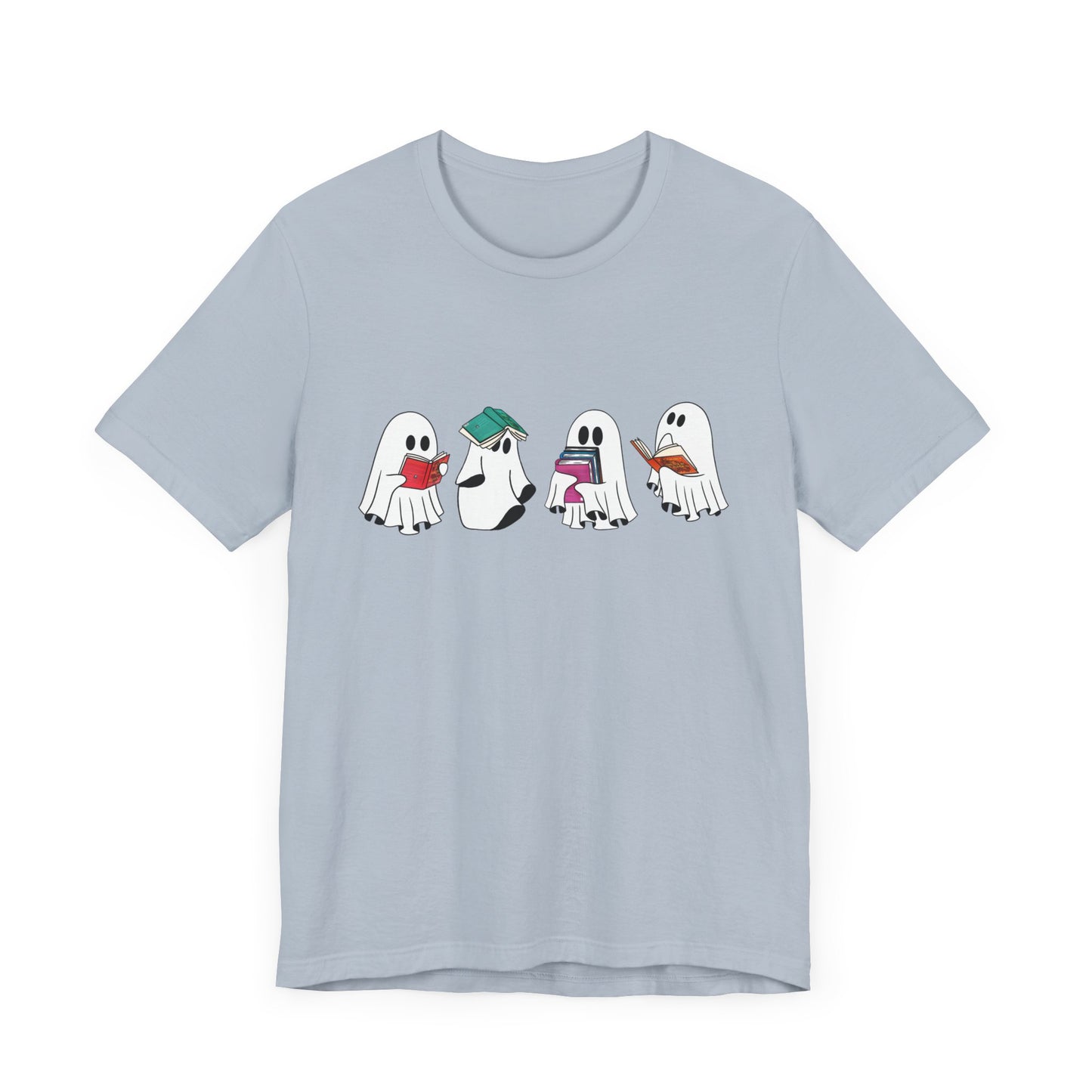 Silly Ghost Reading ACOTAR Bella and Canvas Jersey Short Sleeve Tee