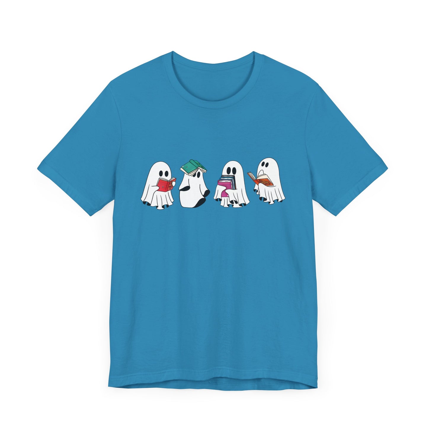 Silly Ghost Reading ACOTAR Bella and Canvas Jersey Short Sleeve Tee