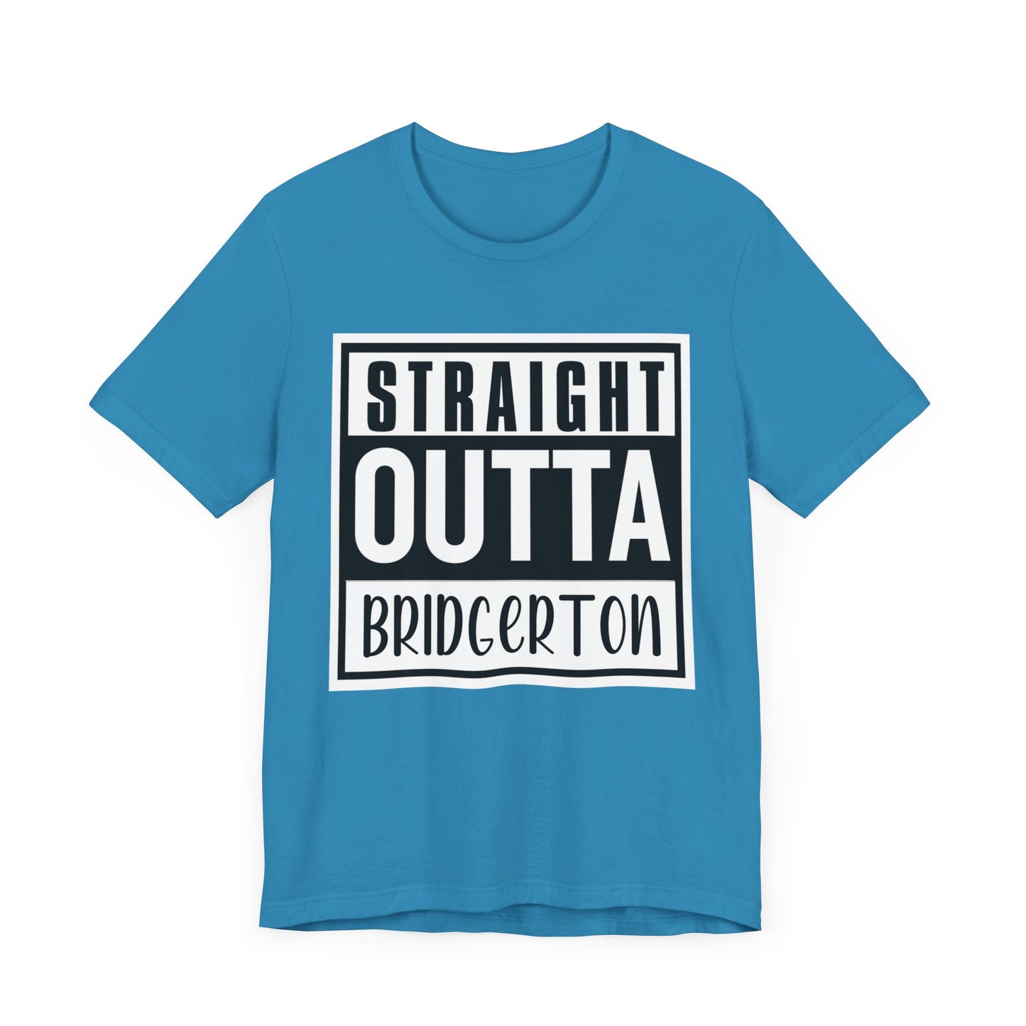 Straight Outta Bridgerton Unisex Jersey Short Sleeve Tee