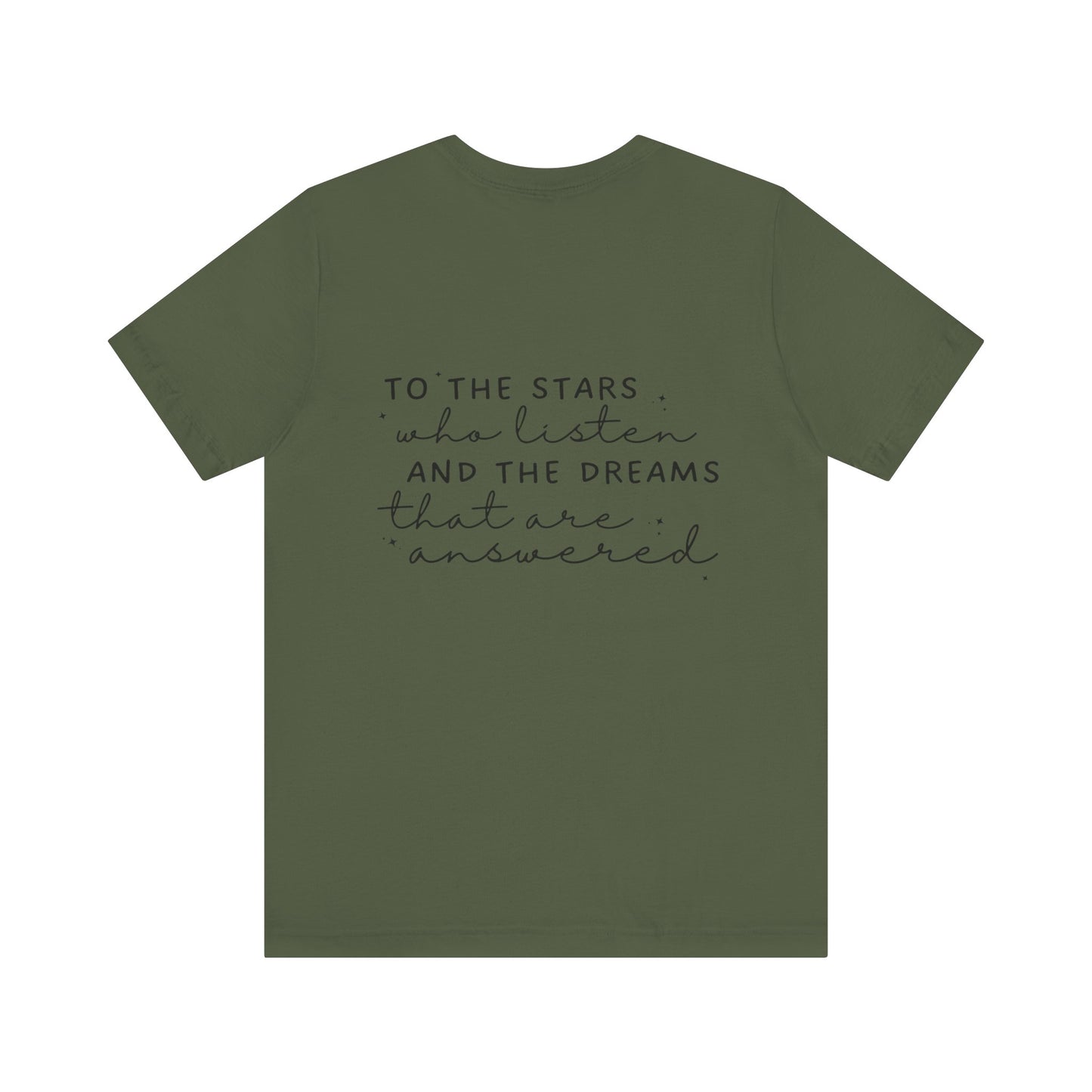 Silly Ghost Reading ACOTAR Bella and Canvas Jersey Short Sleeve Tee