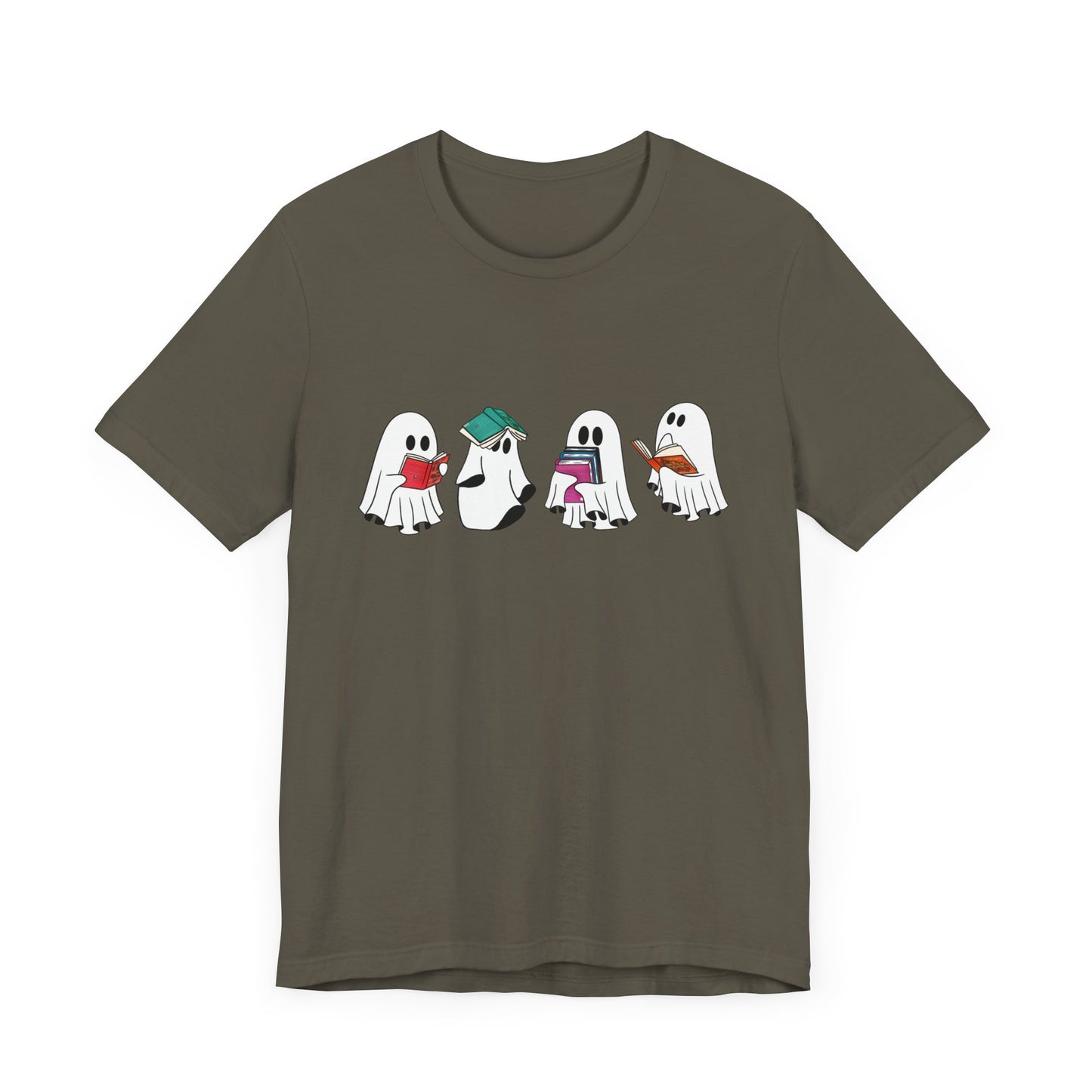 Silly Ghost Reading ACOTAR Bella and Canvas Jersey Short Sleeve Tee