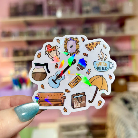 Friends Inpired Symbols Sticker