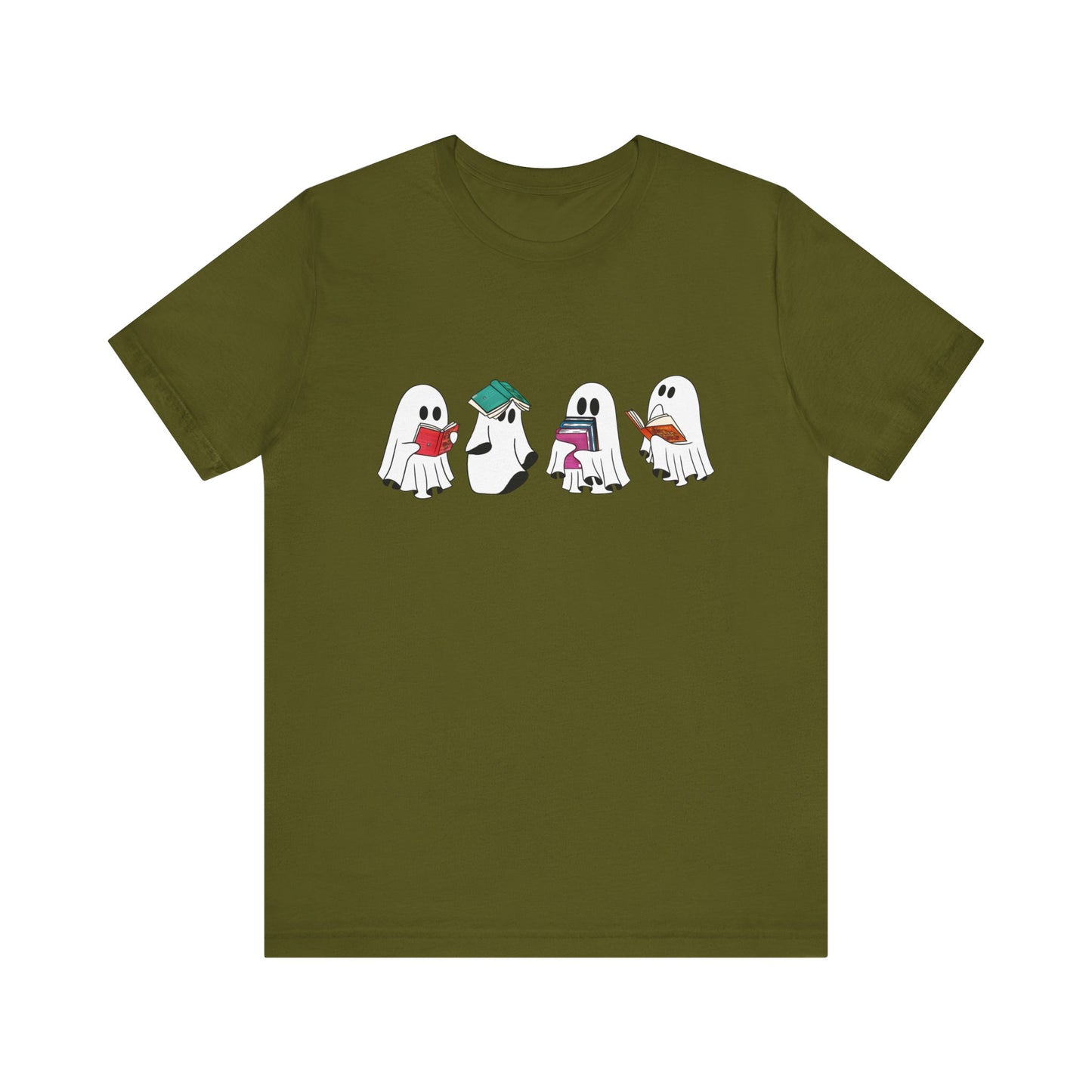 Silly Ghost Reading ACOTAR Bella and Canvas Jersey Short Sleeve Tee