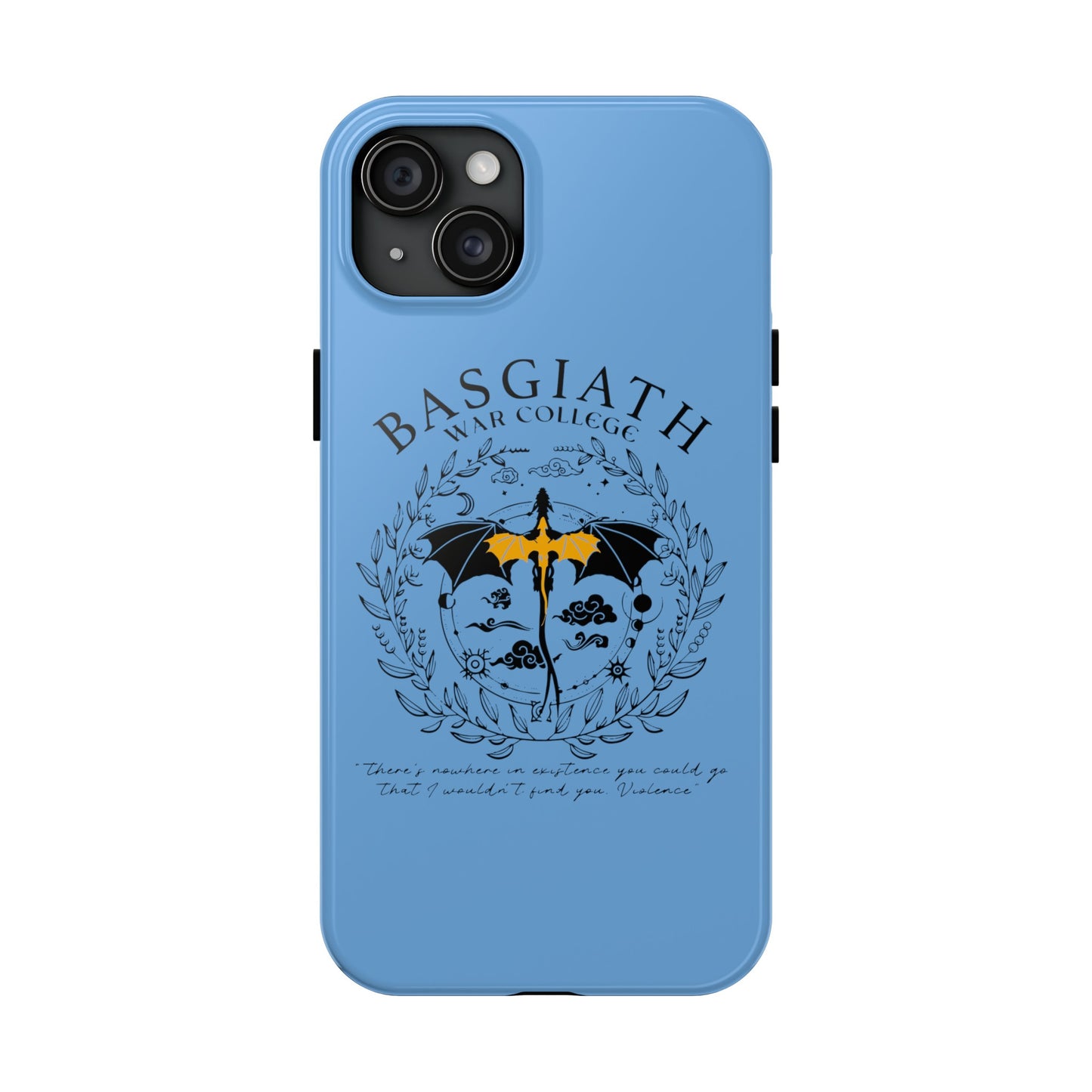 Basgiath War Collage Tough Phone Case Protection