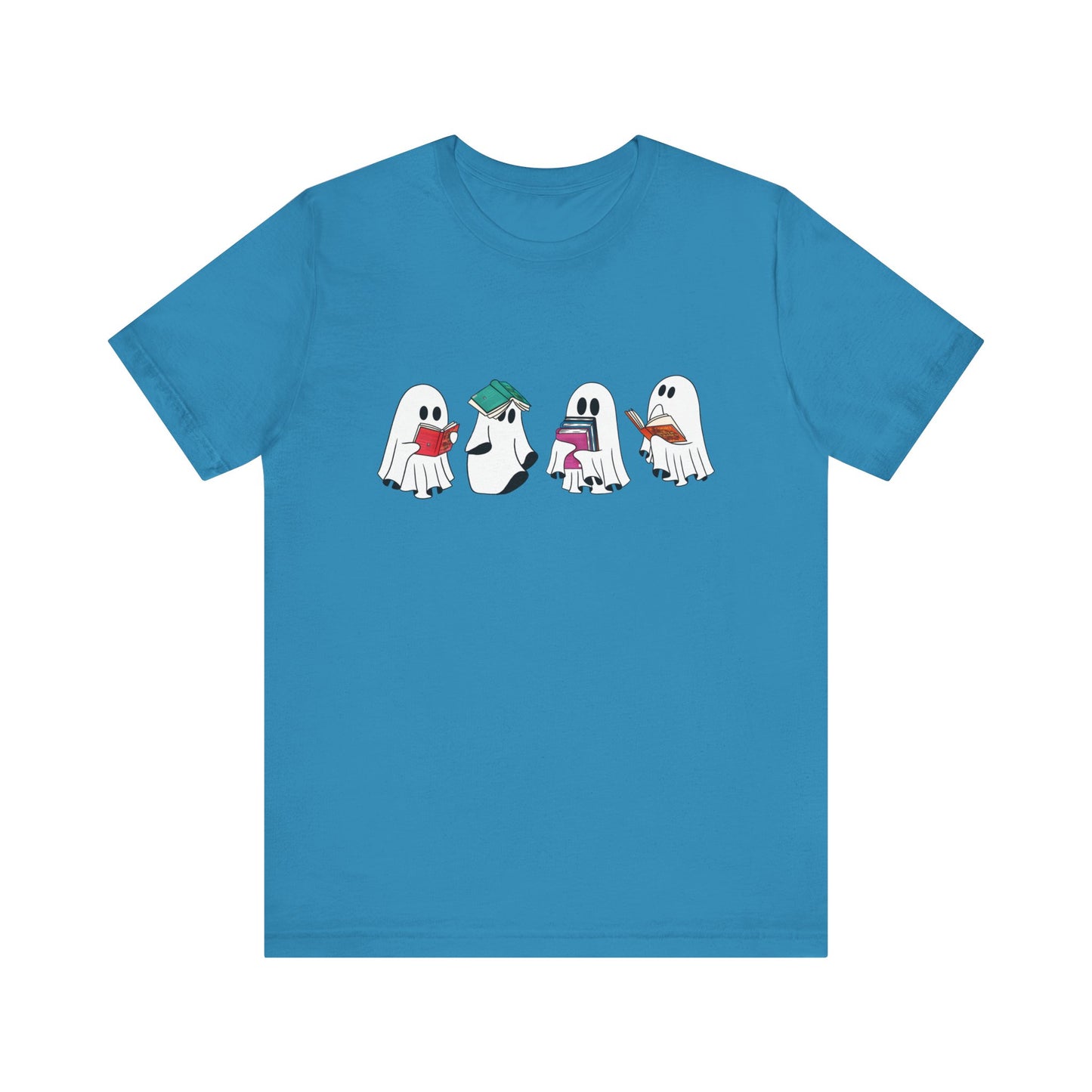 Silly Ghost Reading ACOTAR Bella and Canvas Jersey Short Sleeve Tee