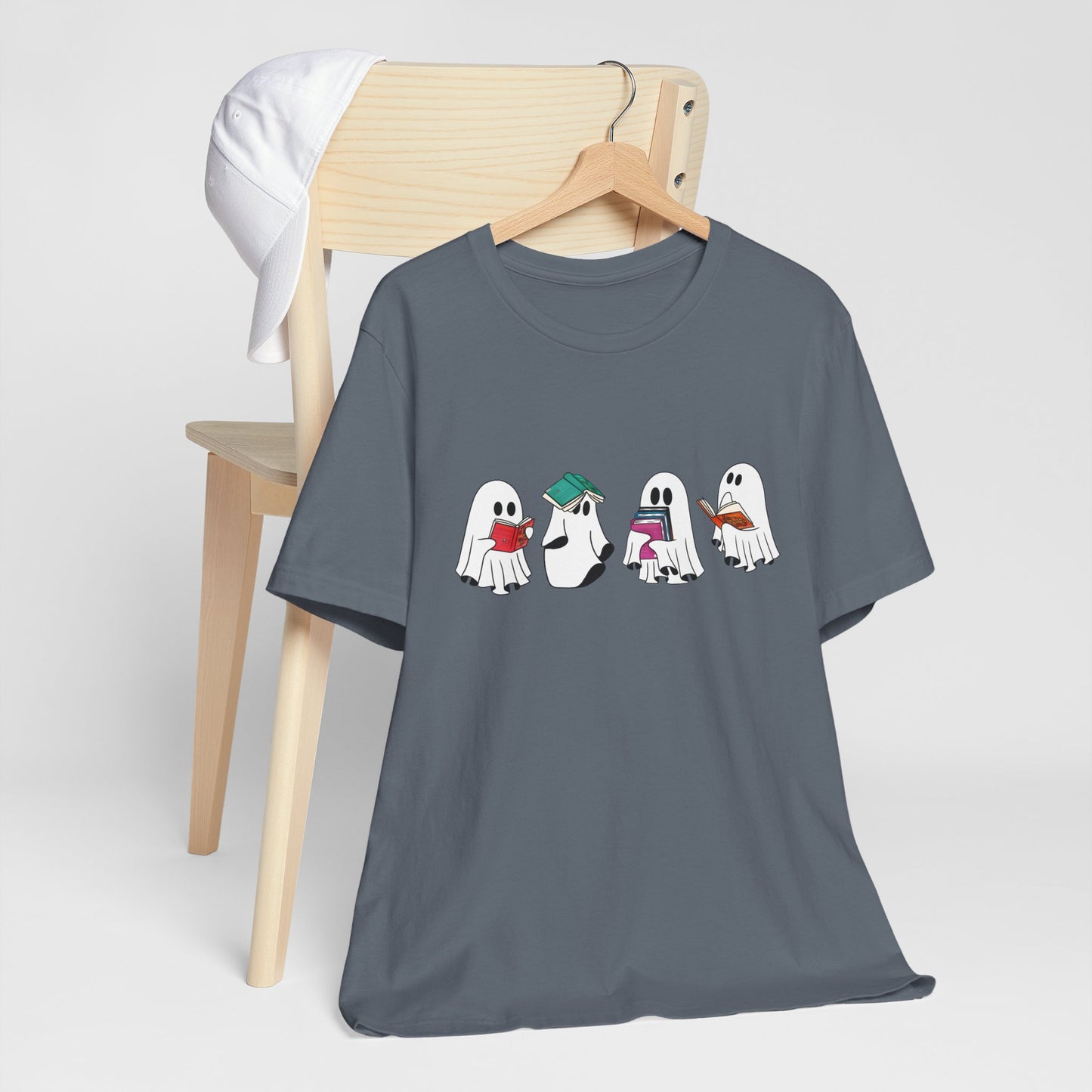 Silly Ghost Reading ACOTAR Bella and Canvas Jersey Short Sleeve Tee