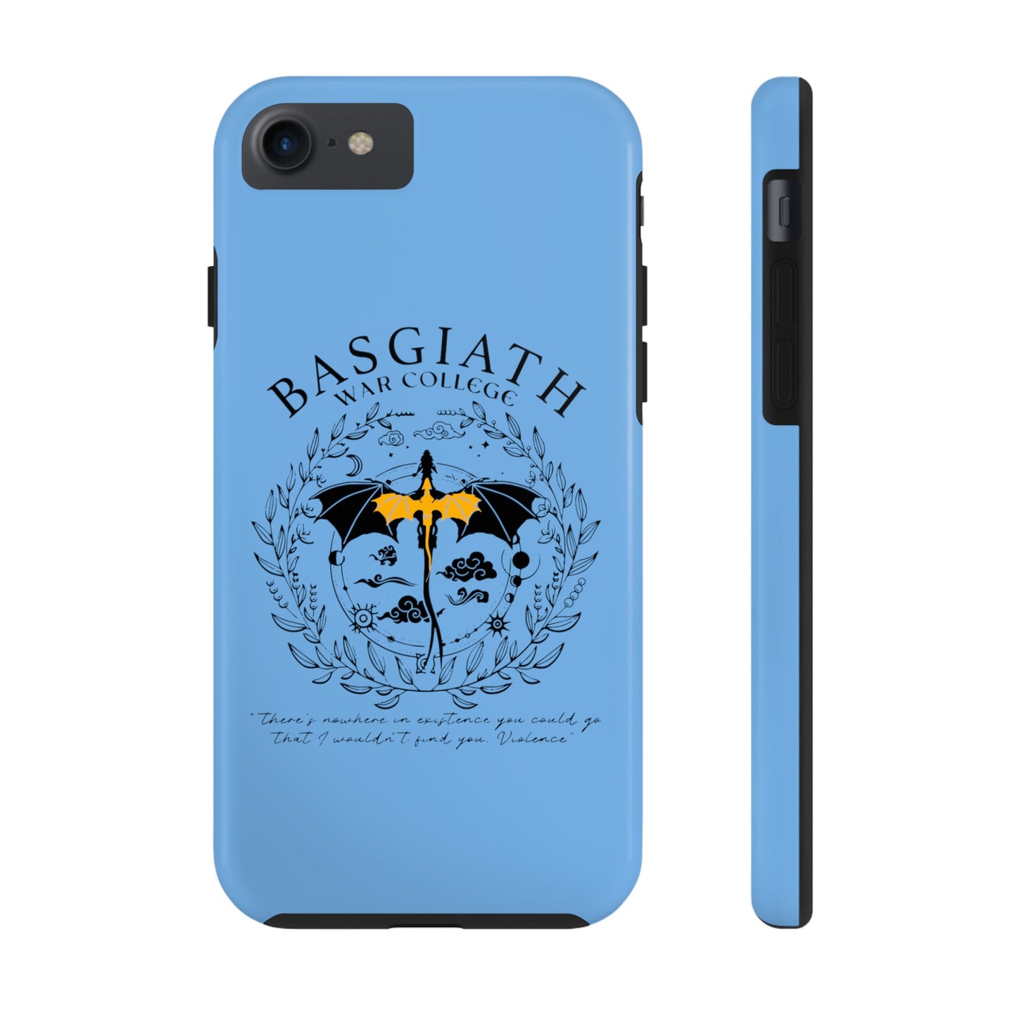 Basgiath War Collage Tough Phone Case Protection