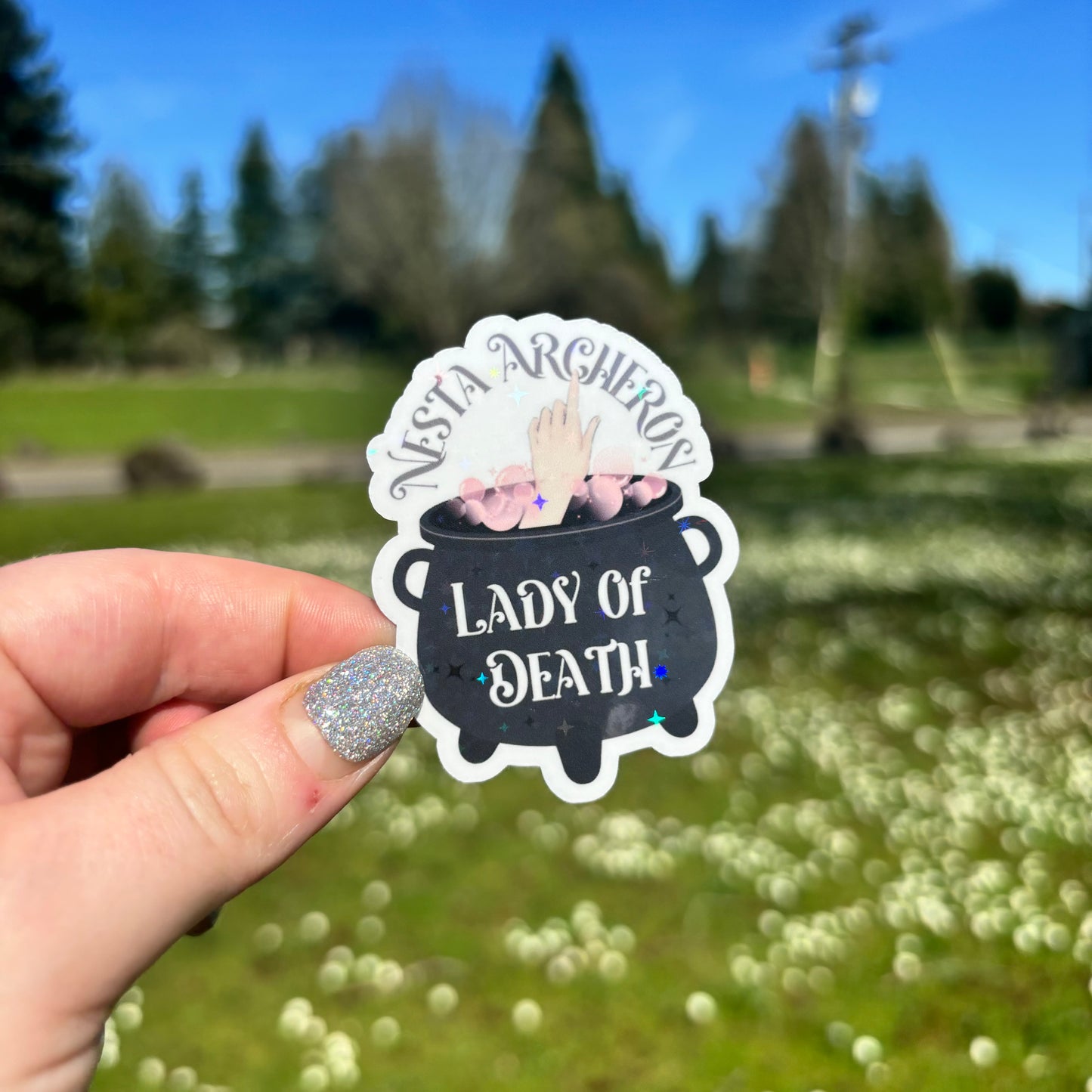 Lady of Death Nesta Sticker