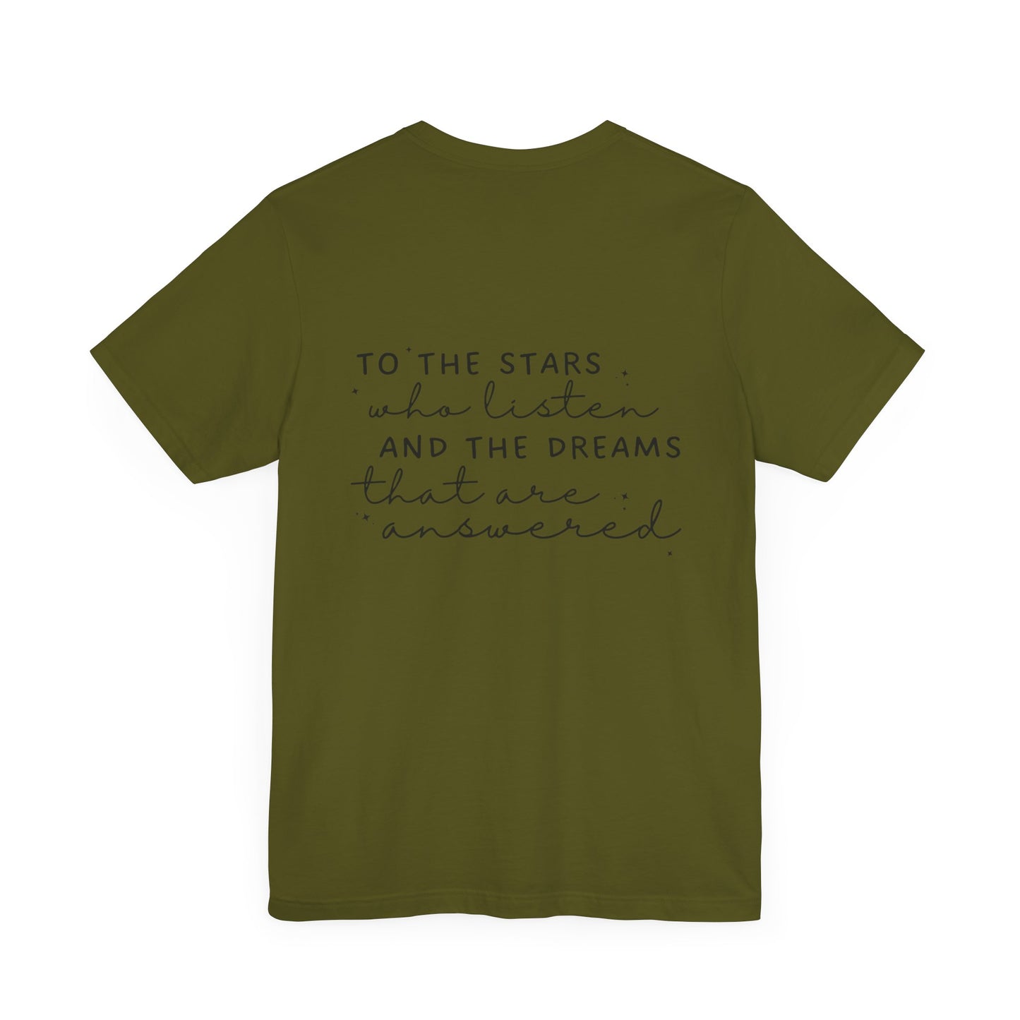 Silly Ghost Reading ACOTAR Bella and Canvas Jersey Short Sleeve Tee