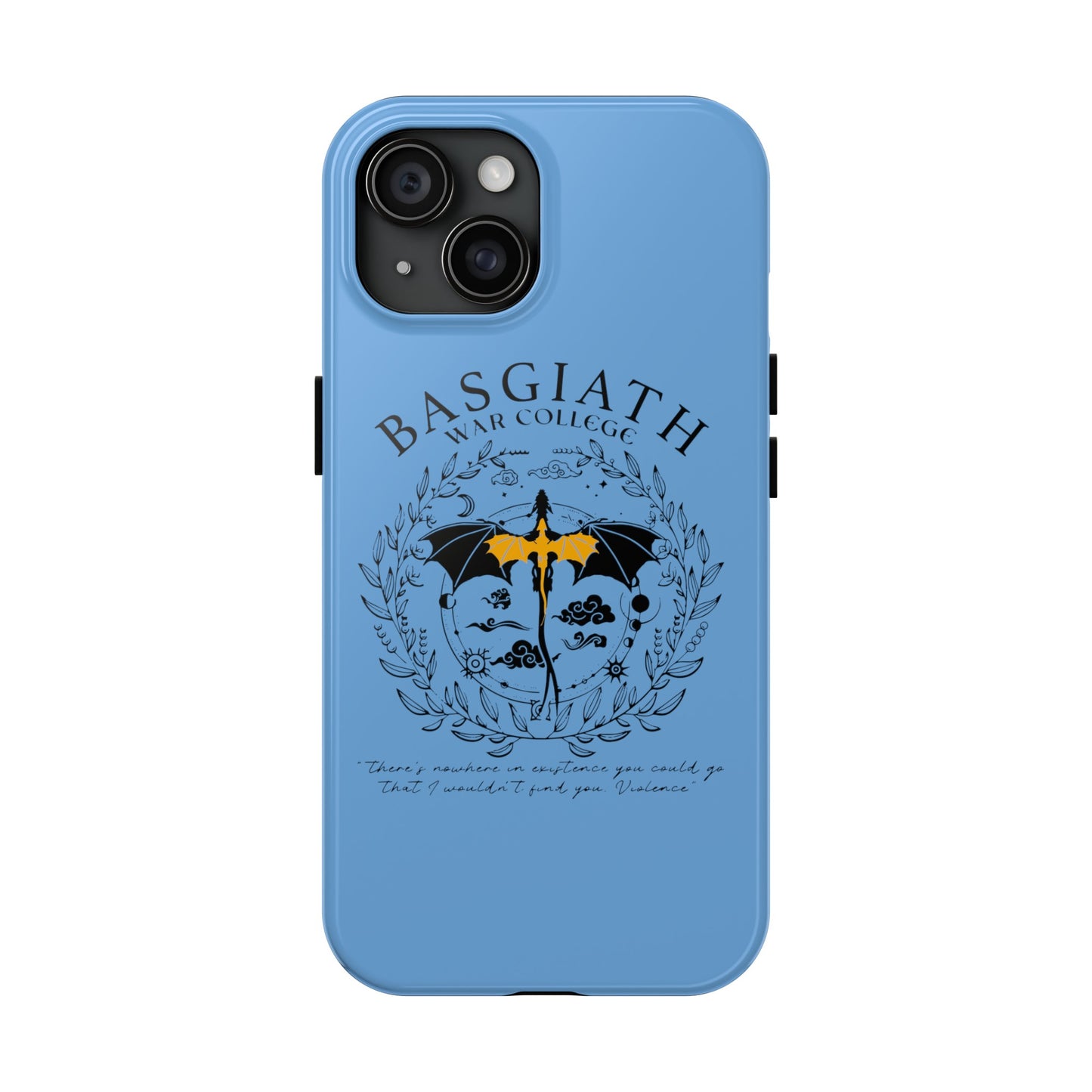 Basgiath War Collage Tough Phone Case Protection