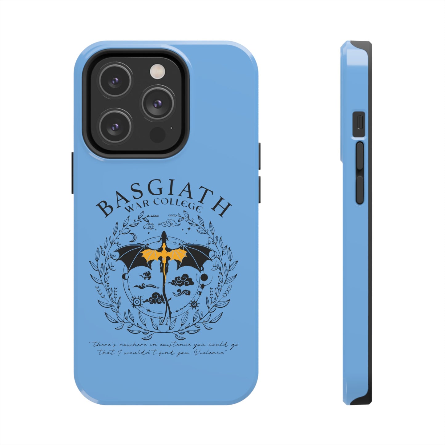 Basgiath War Collage Tough Phone Case Protection
