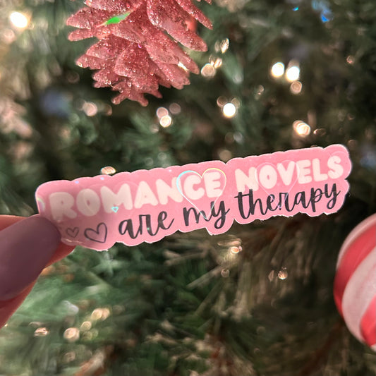 Romance Novels are My Therapy Sticker