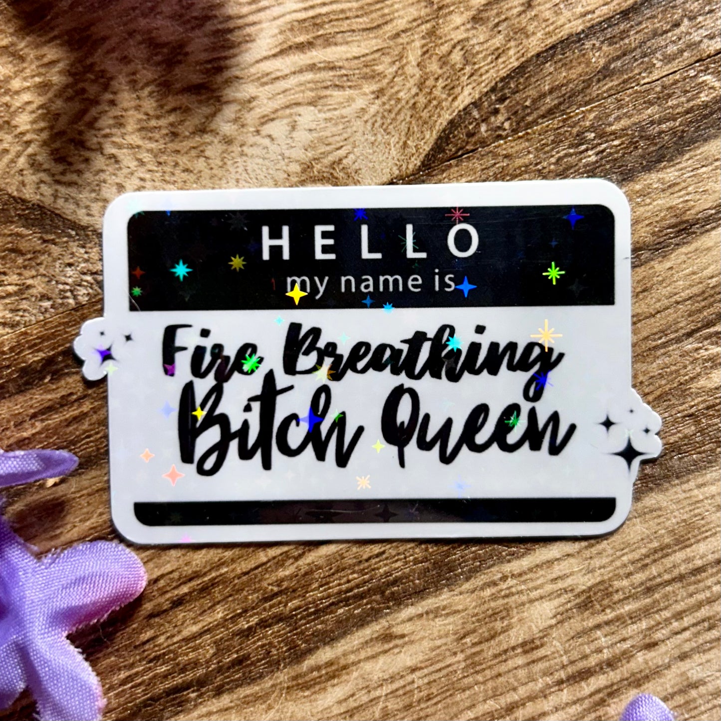 TOG Fire Breathing B Queen Sticker