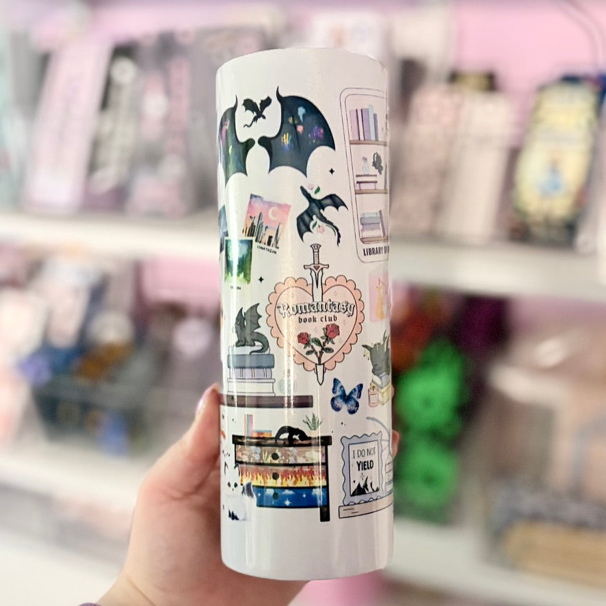 Romantasy Inspired Collage 20 oz Insulated Tumbler