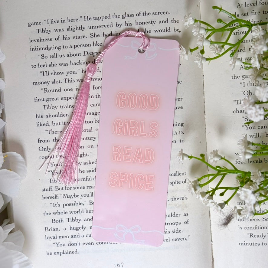 Good Girls Read Spice Metal Bookmark