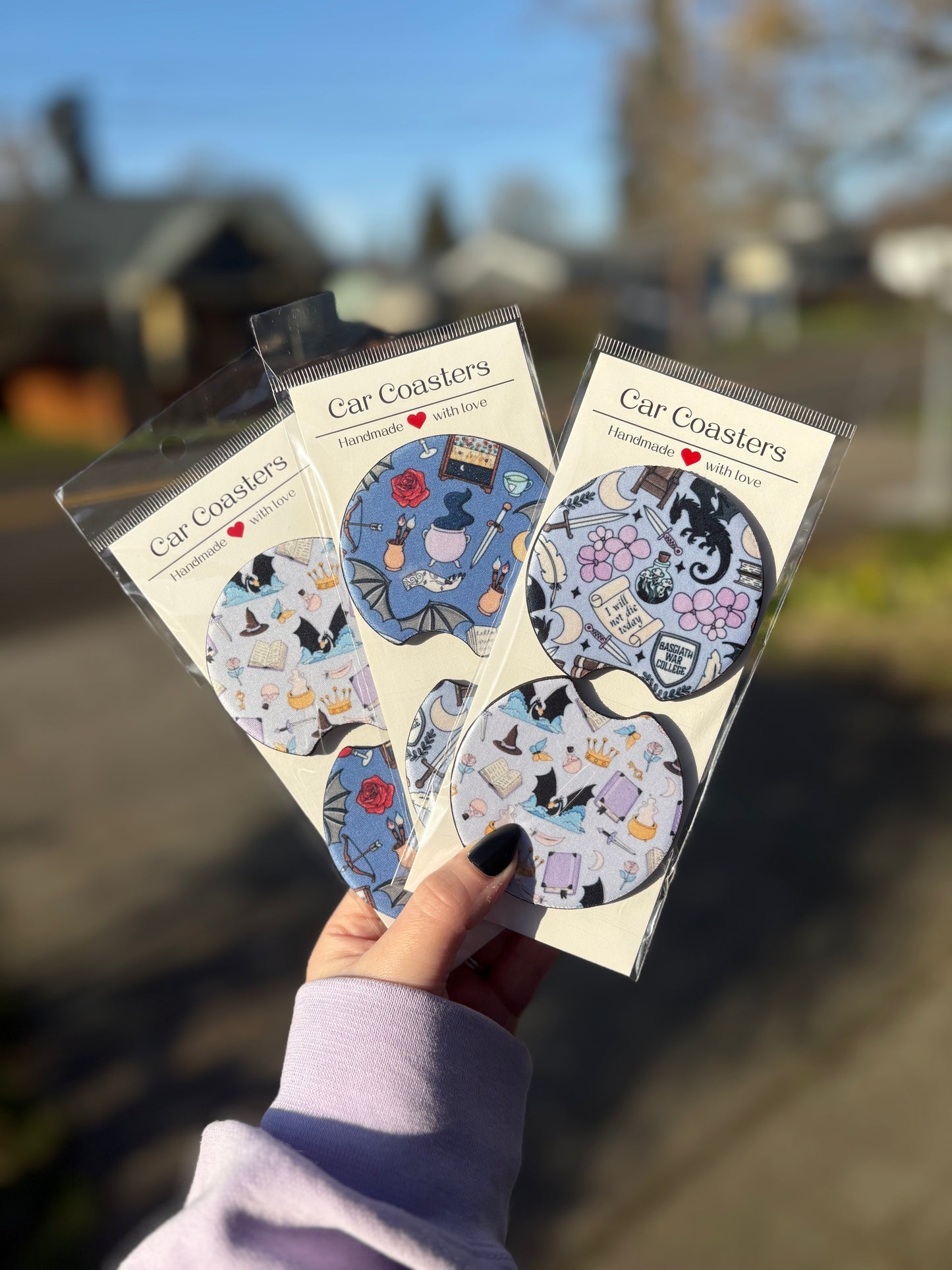 Mystery Car Coasters – Style & Function for Your Ride!