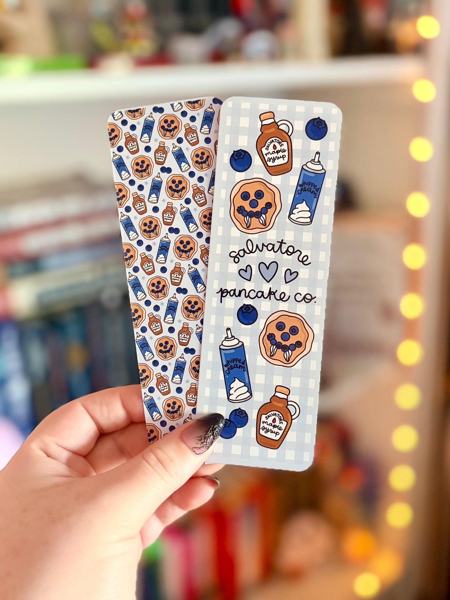 Salvatore Pancake Co TVD Inspired Dual-Sided Matte Cardstock Bookmark